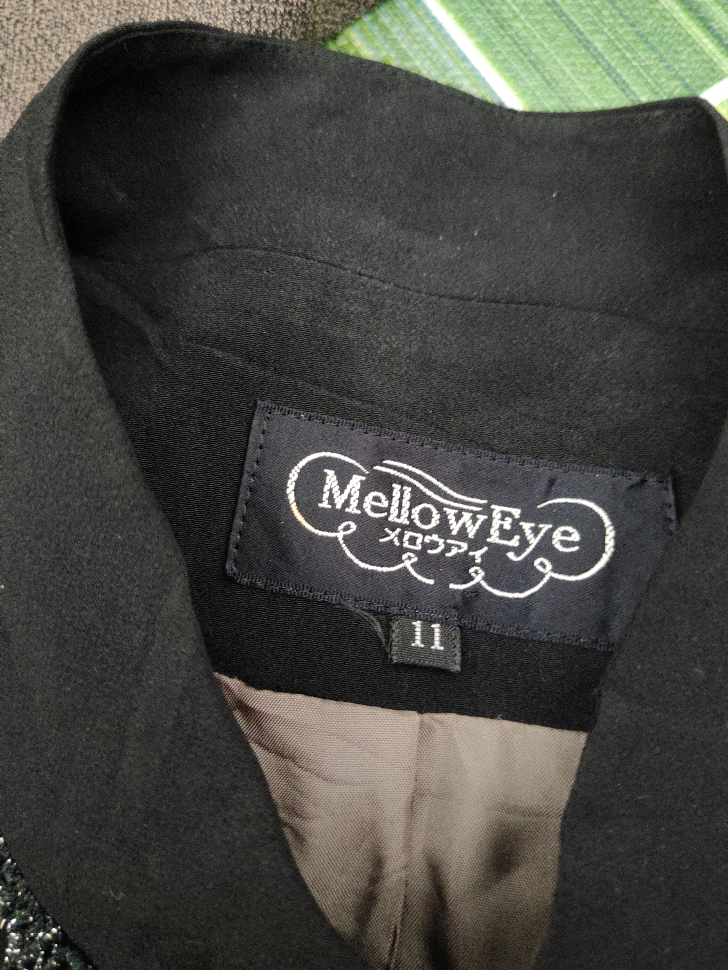 Japanese Brand × Vintage Vintage 💥 Mellow Eye Dark Brown Crop Top Blazers Size M / US 6-8 / IT 42-44 - 11 Thumbnail