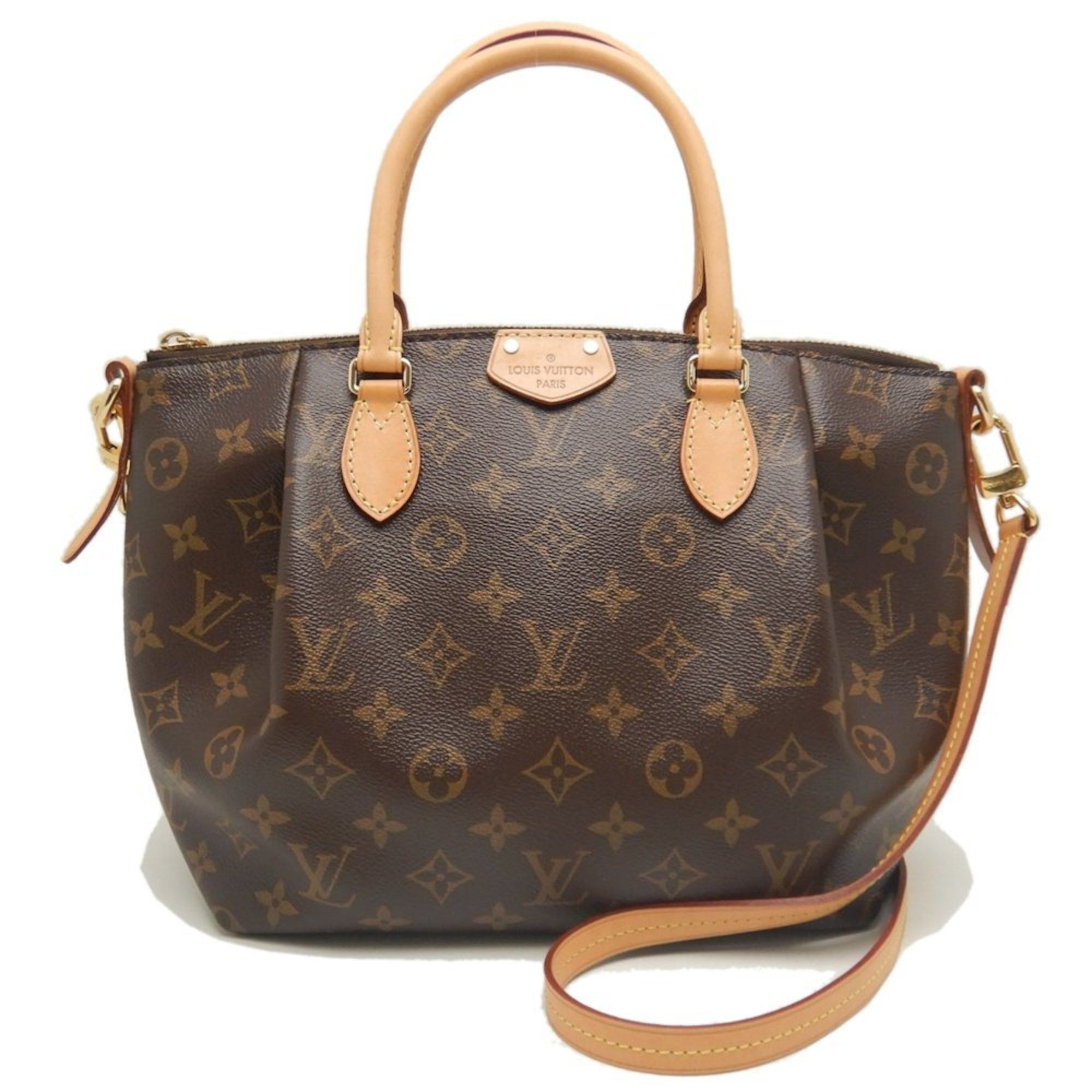 LOUIS VUITTON Monogram Turen PM M48813 Handbag Brown Women's 253341
