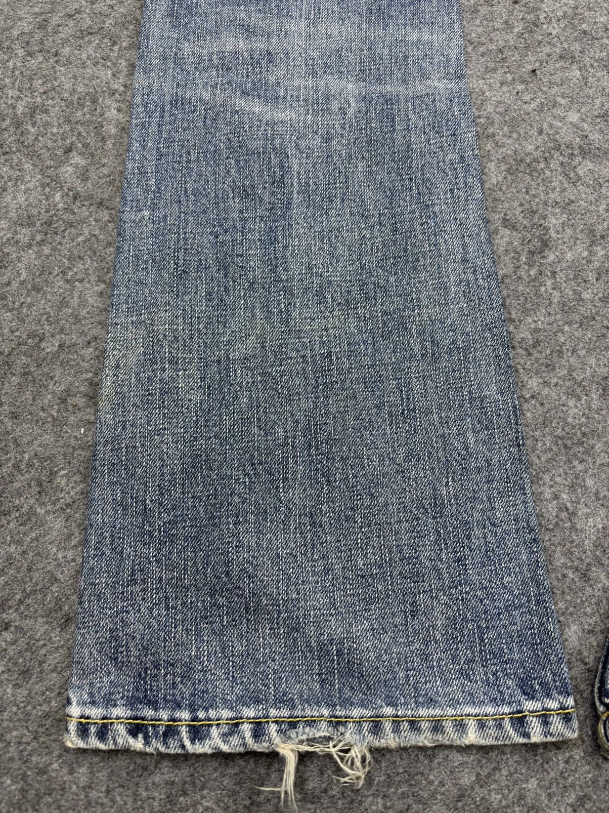 Japanese Brand 💥Crazy Work Flare💥Back Number Sashiko Patchwork Denim F849 Size US 30 / EU 46 - 16 Thumbnail