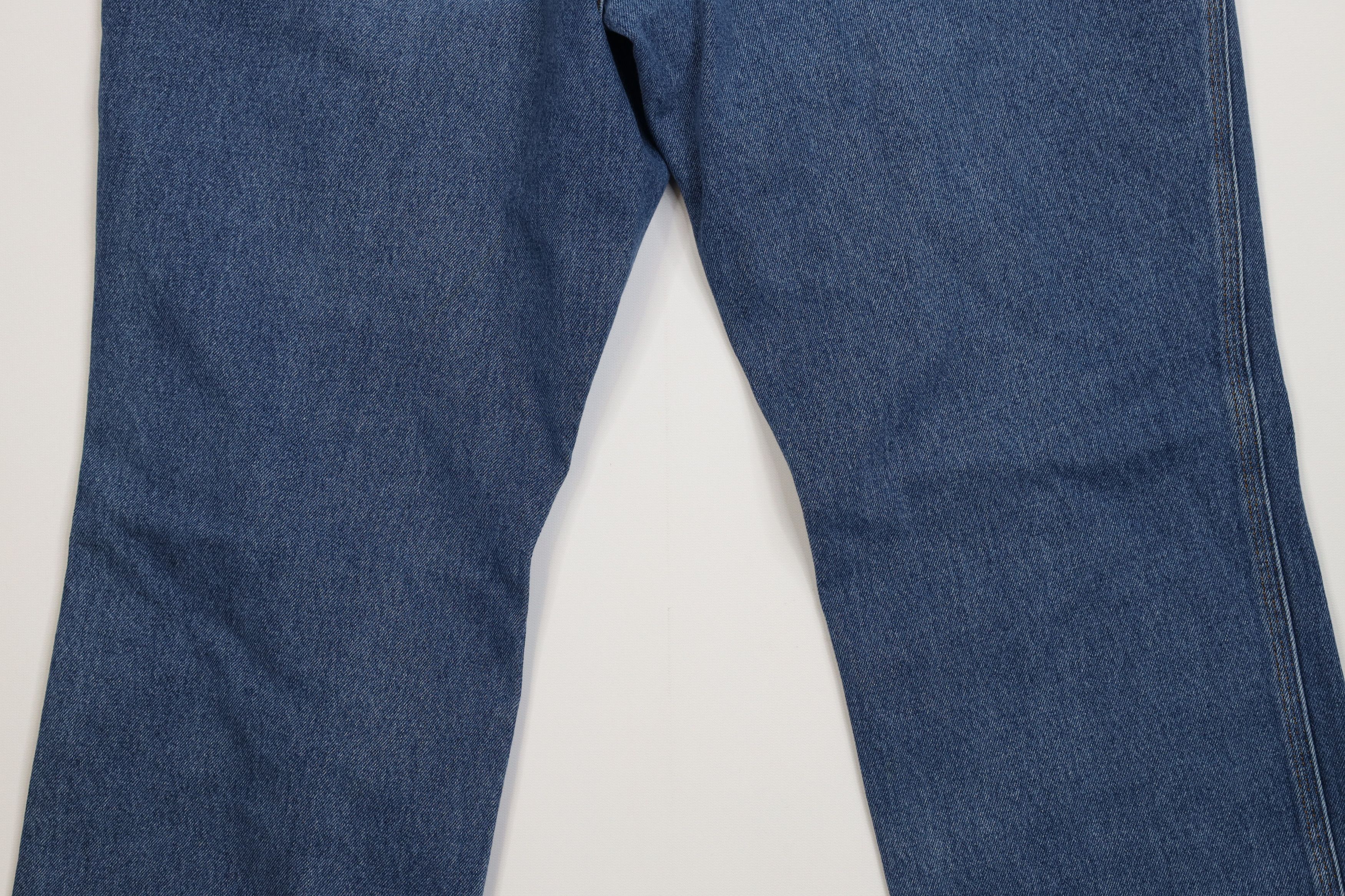 Duluth Trading Company Duluth Trading Co Workwear Wide Leg Denim Jeans Blue Cotton Size US 36 / EU 52 - 10 Thumbnail
