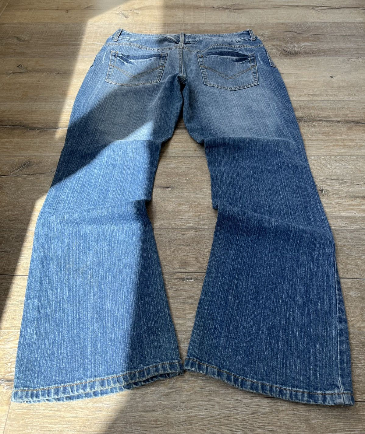 Hysteric Glamour CRAZY IF SIX WAS NINE STYLE FLARED Y2K JEANS Size US 32 / EU 48 - 1 Thumbnail