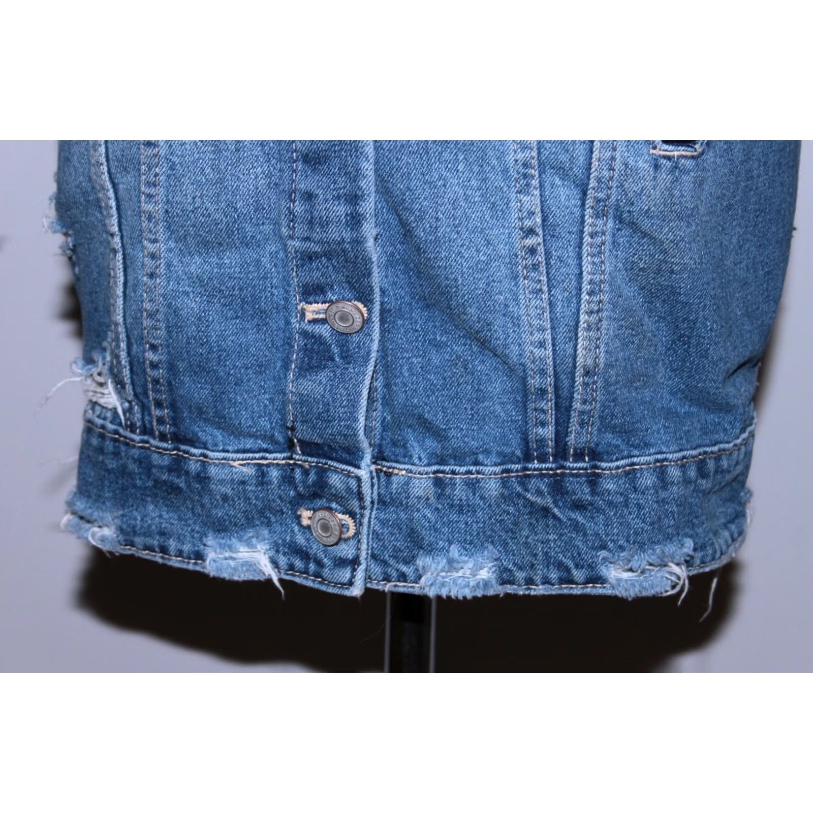 Zara Zara Trafaluc denimwear Jacket Womens warm leopard jeans Size M Blue Size 32" / US 10 / IT 46 - 2 Thumbnail