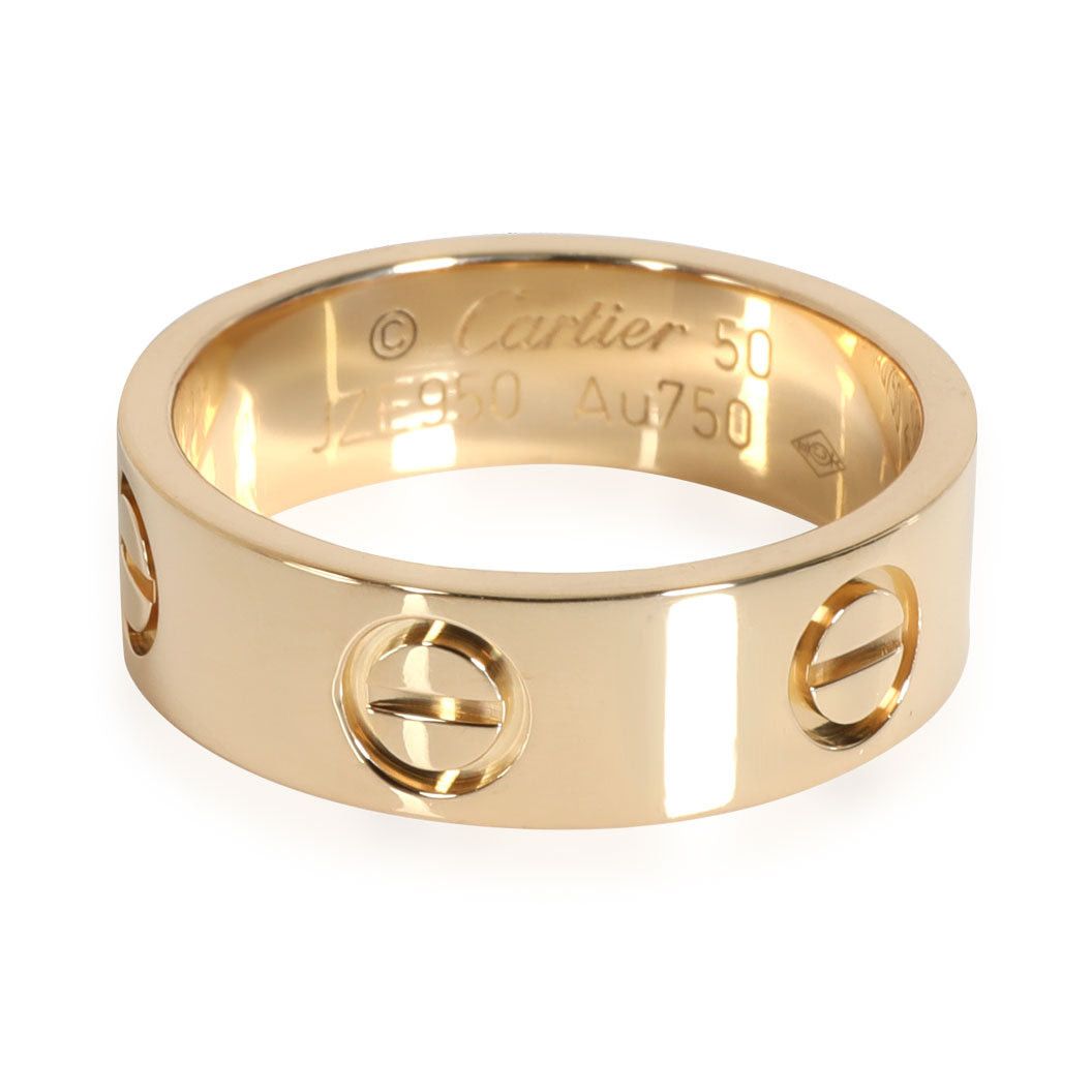 image of Cartier Love Ring In 18K Yellow Gold, Women's
