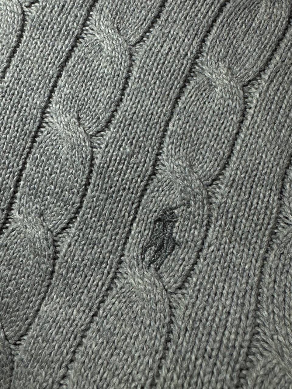 Polo Ralph Lauren × Vintage Polo Ralph Lauren Vintage Knitted Gray Sweater Size US XL / EU 56 / 4 - 5 Thumbnail