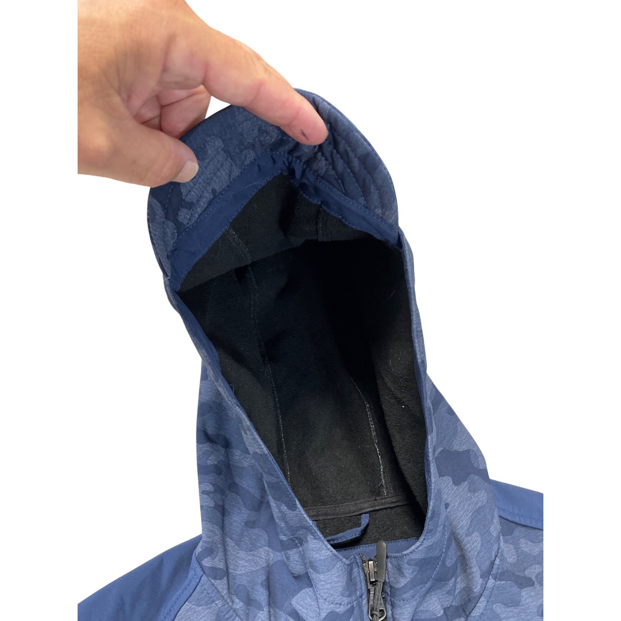 Urban Republic Urban Republic Mens Blue Camouflage Zip-Up Hooded Jacket Siz Size US XL / EU 56 / 4 - 13 Thumbnail