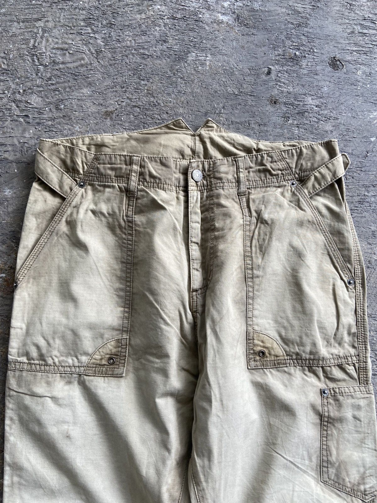 PPFM 1990s PPFM - Vintage Military Double Knee Pants Size US 33 - 3 Thumbnail