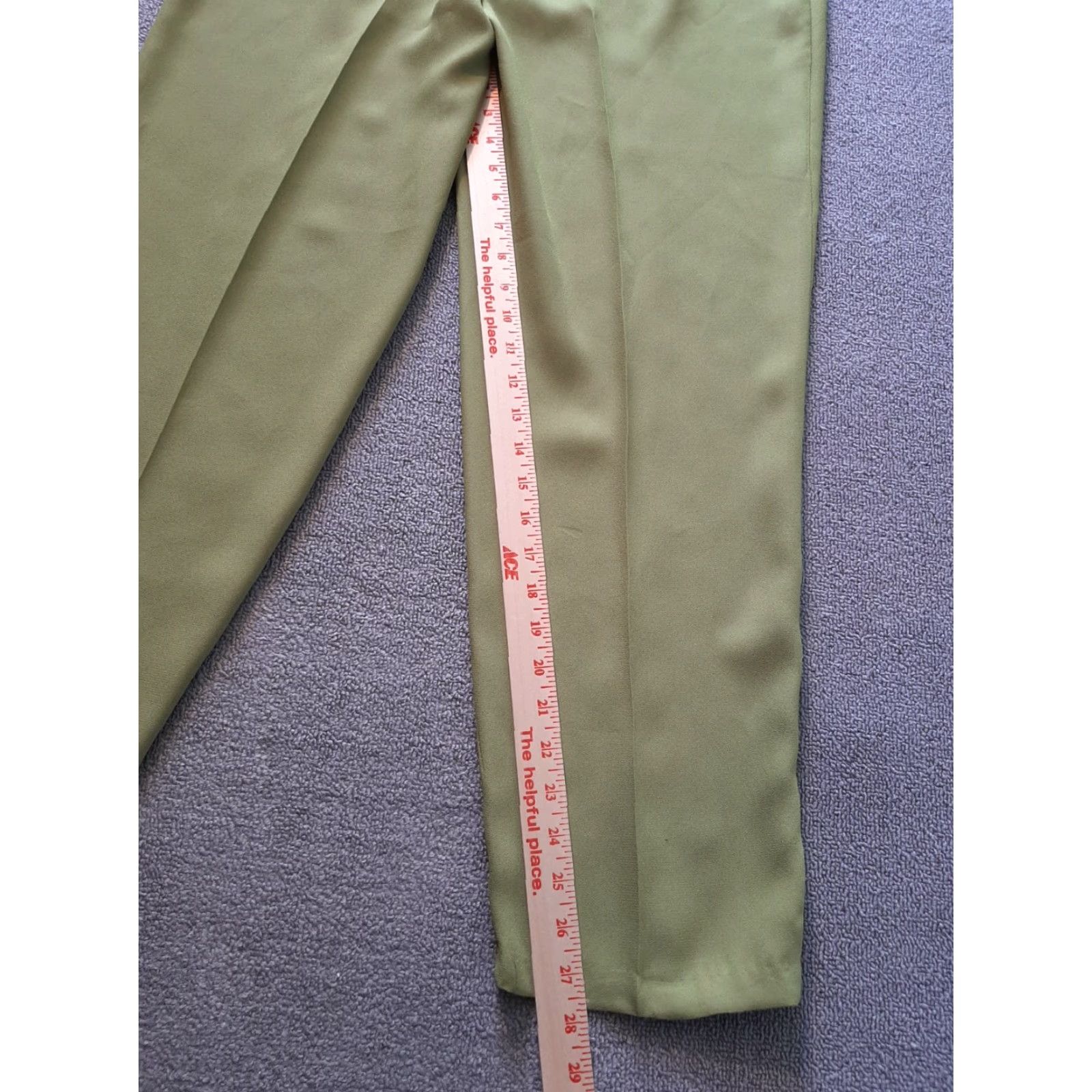 Vintage Kemp Collection Green Polyester Pants Womens Size 14 Size 36" / US 14 / IT 50 - 2 Thumbnail