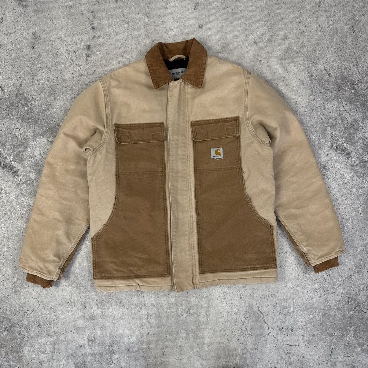 Carhartt × Vintage Carhartt WIP OG Arctic Coat Distressed Detroit Jacket Size US M / EU 48-50 / 2 - 2 Thumbnail