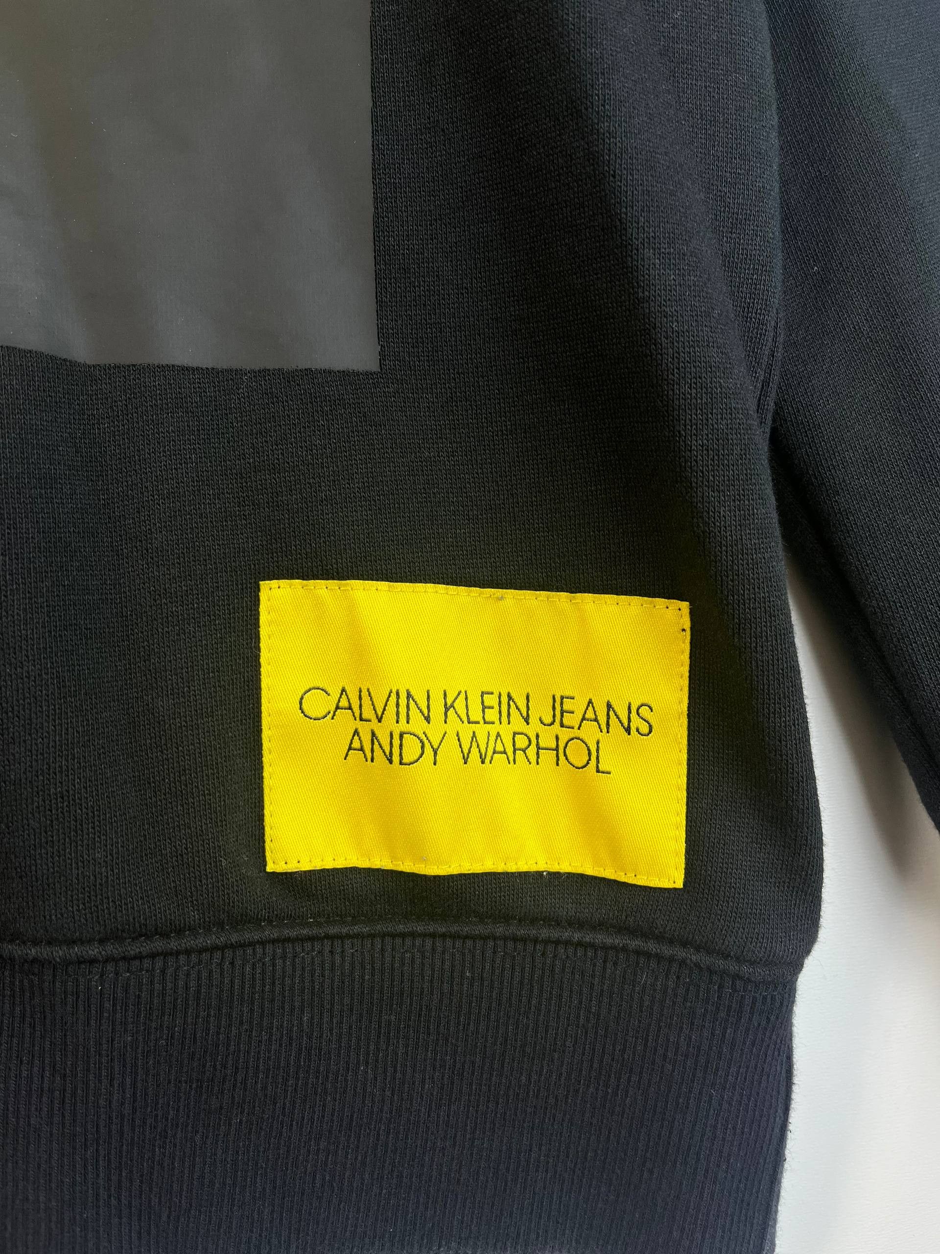 Calvin Klein CALVIN KLEIN JEANS ANDY WARHOL SWEATSHIRT YELLOW FACE Sz S Size S / US 4 / IT 40 - 3 Thumbnail