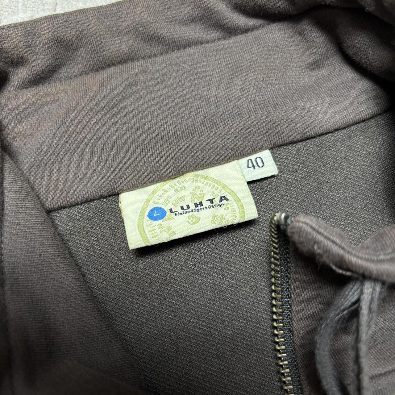 Japanese Brand 00s Zip-up Sweatshirt Brown M Size US M / EU 48-50 / 2 - 5 Thumbnail