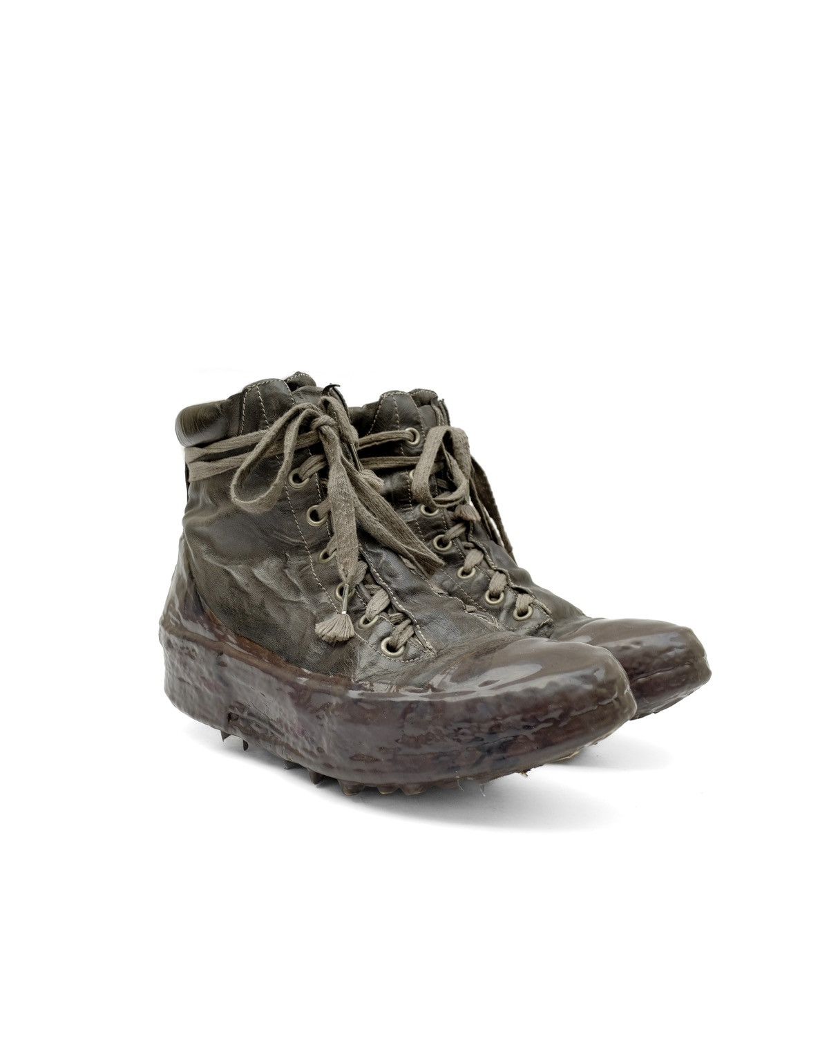 Carol Christian Poell Carol Christian Poell Drip Rubber Sneaker AM/2524 Size US 9 / EU 42 - 5 Thumbnail
