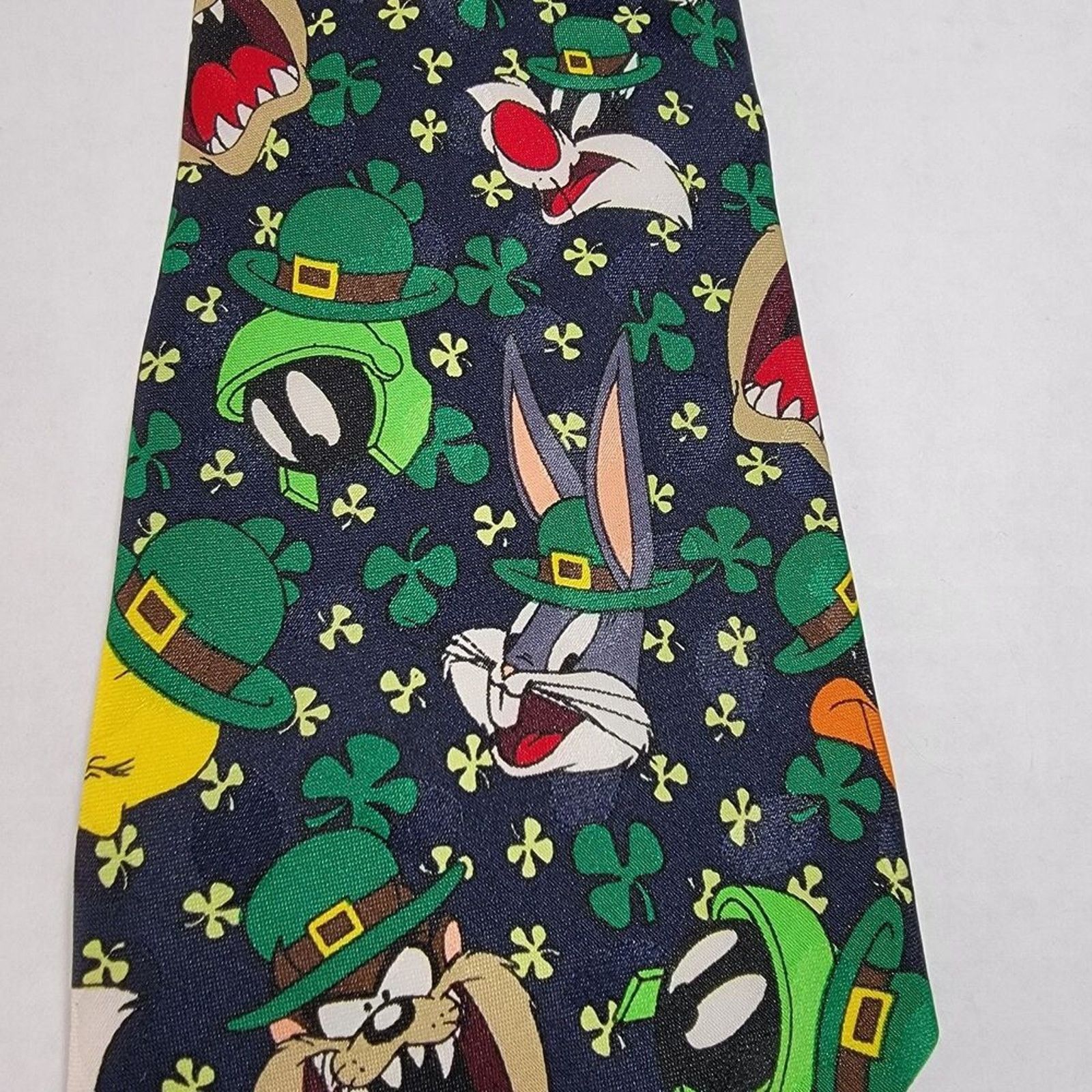 Other Looney Tunes Mania 1994 Tie Characters 100% Polyester Size ONE SIZE - 1 Thumbnail