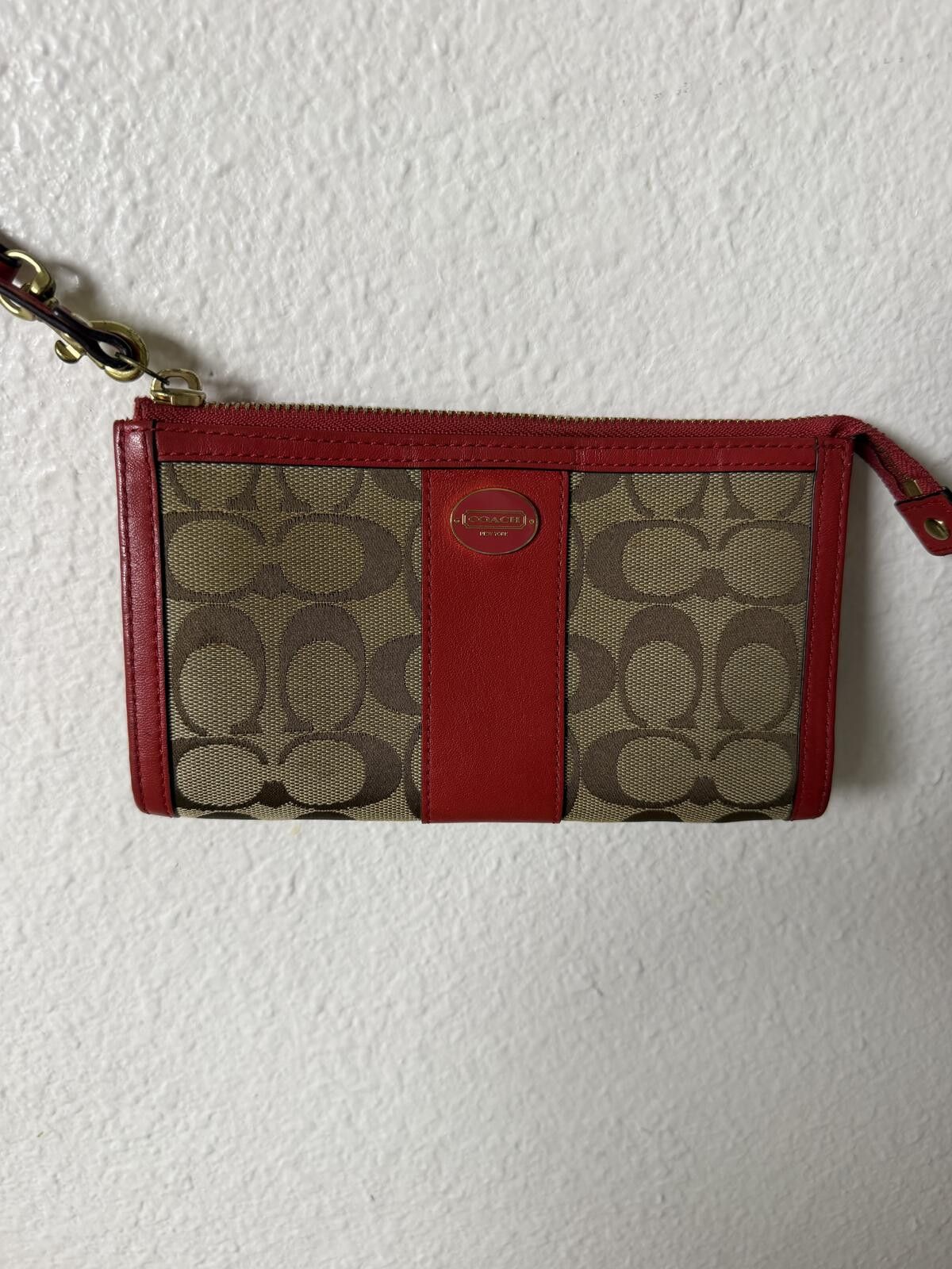 Coach Vtg Coach Legacy Signature Zipper Wallet Size ONE SIZE - 1 Thumbnail