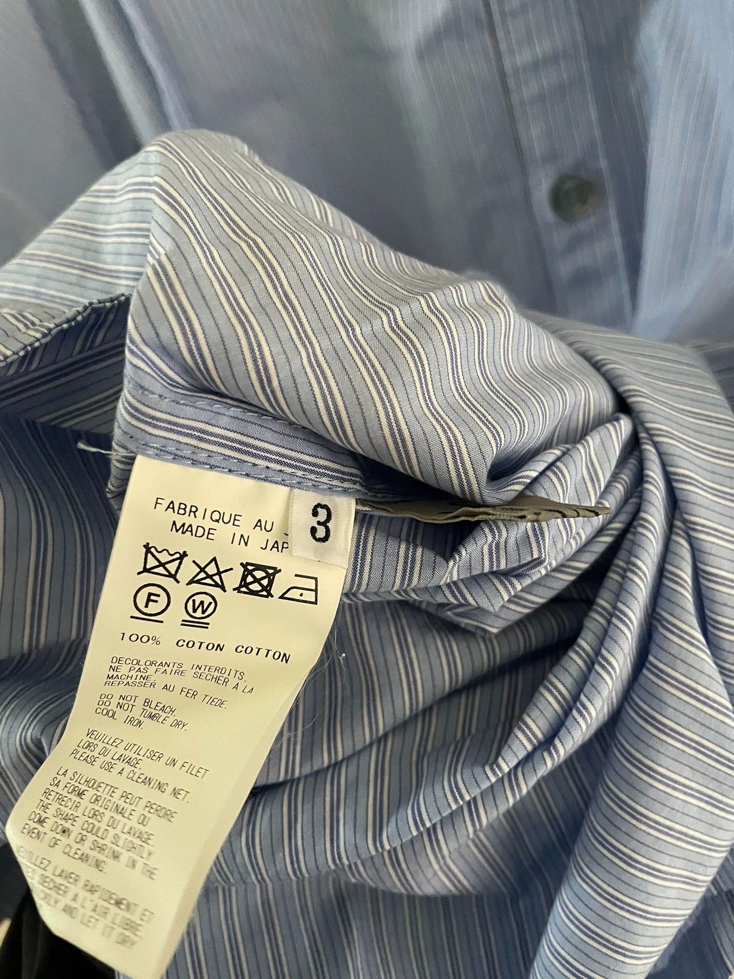 Yohji Yamamoto Yohji Yamamoto 17AW Hand-Painted Shirt Size 3 Free Size Size US L / EU 52-54 / 3 - 4 Thumbnail