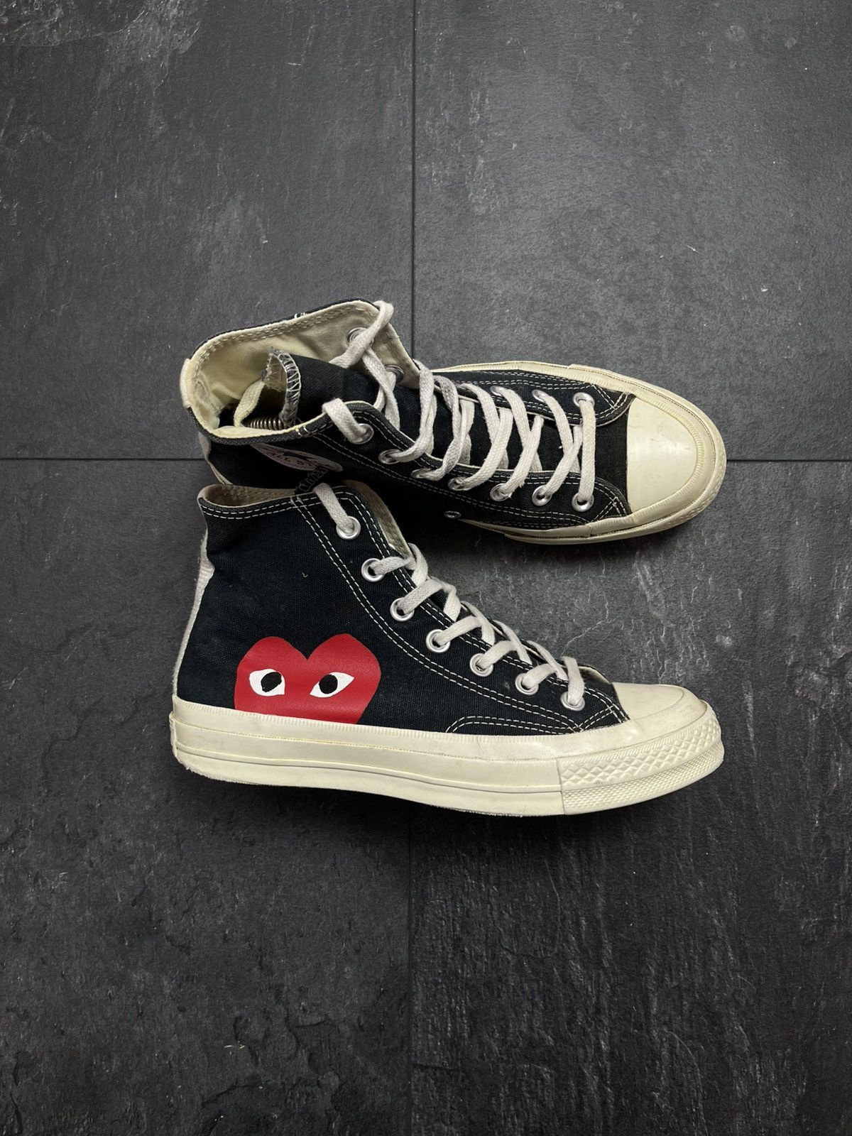 Comme des Garcons × Comme des Garcons PLAY × Streetwear COMME DES GARÇONS CONVERSE Size US 5 / EU 37 - 1 Thumbnail