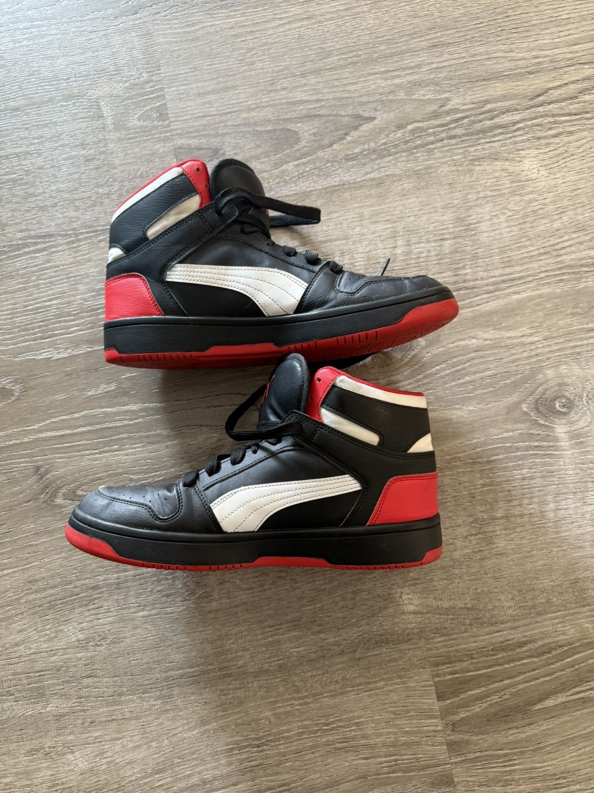 Puma Red and black puma rebound layups (send best offer) Size US 11.5 / EU 44-45 - 1 Thumbnail