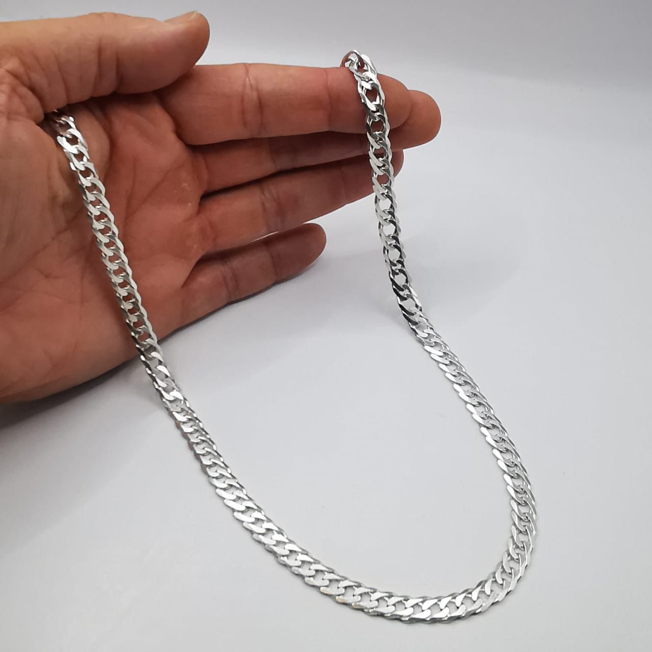 Sterling Silver Vintage Jewelry Chain, 925 Sterling Silver, Signed 28,99g Size ONE SIZE - 3 Thumbnail
