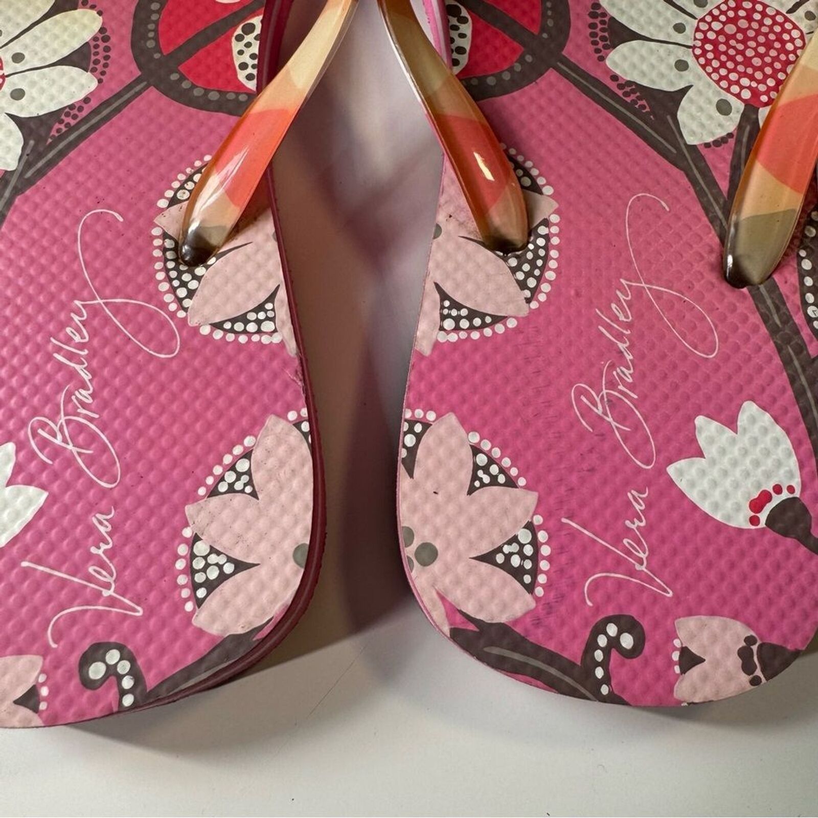 Vera Bradley Vera Bradley Floral Flip Flops Size 7/8 Size US 7 / IT 37 - 6 Thumbnail