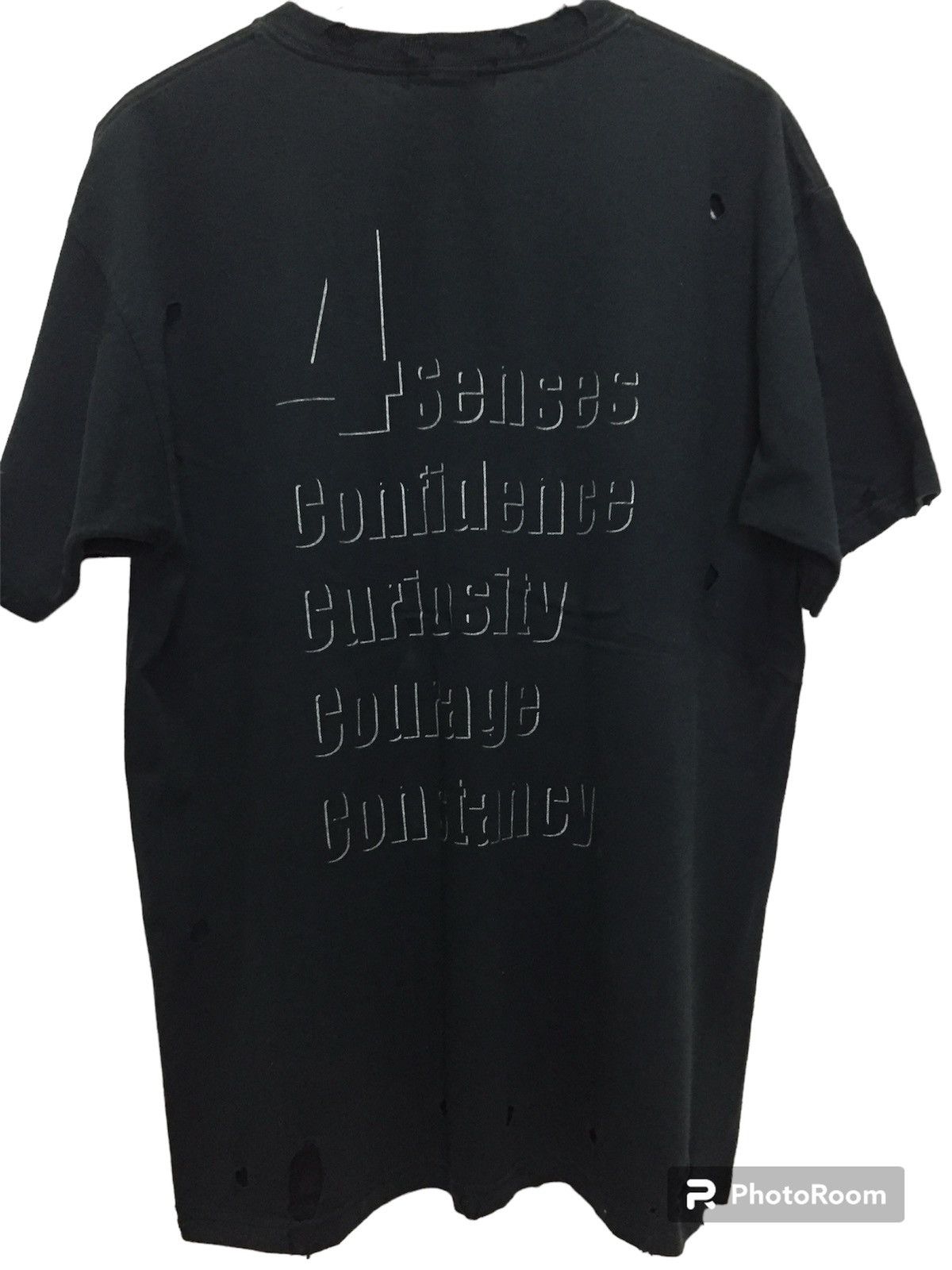 Mastermind Japan Distressed Mastermind Japan X 4SENSE Skull Damage Tee Size US L / EU 52-54 / 3 - 5 Thumbnail