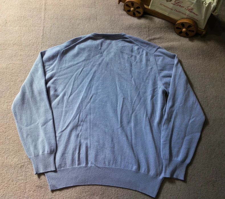 Loro Piana LORO PIANA Peach-colored cashmere sweater Size US L / EU 52-54 / 3 - 2 Thumbnail