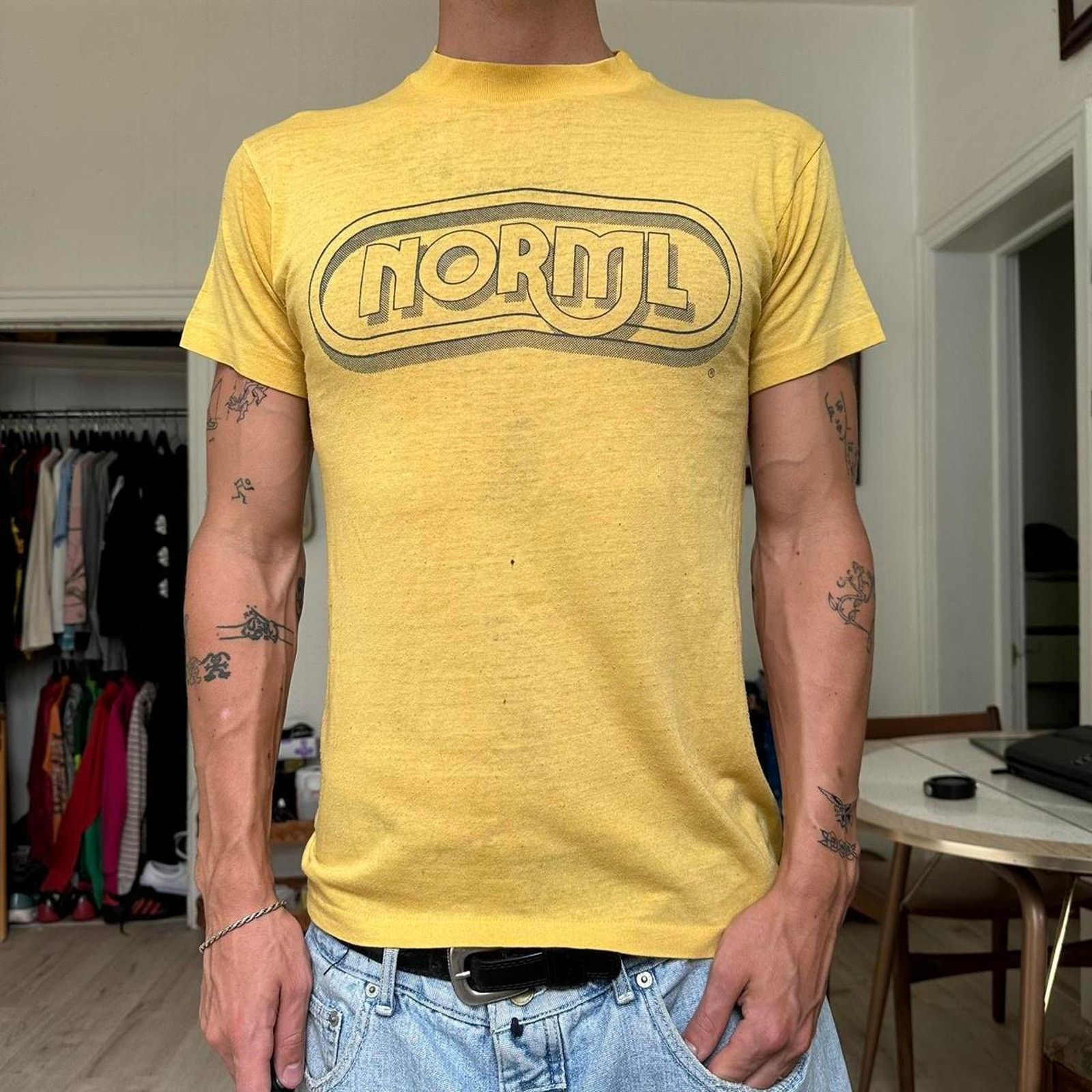 Vintage Super Rare Vintage 70s NORML National Marijuana Yellow Shirt Size US M / EU 48-50 / 2 - 5 Thumbnail