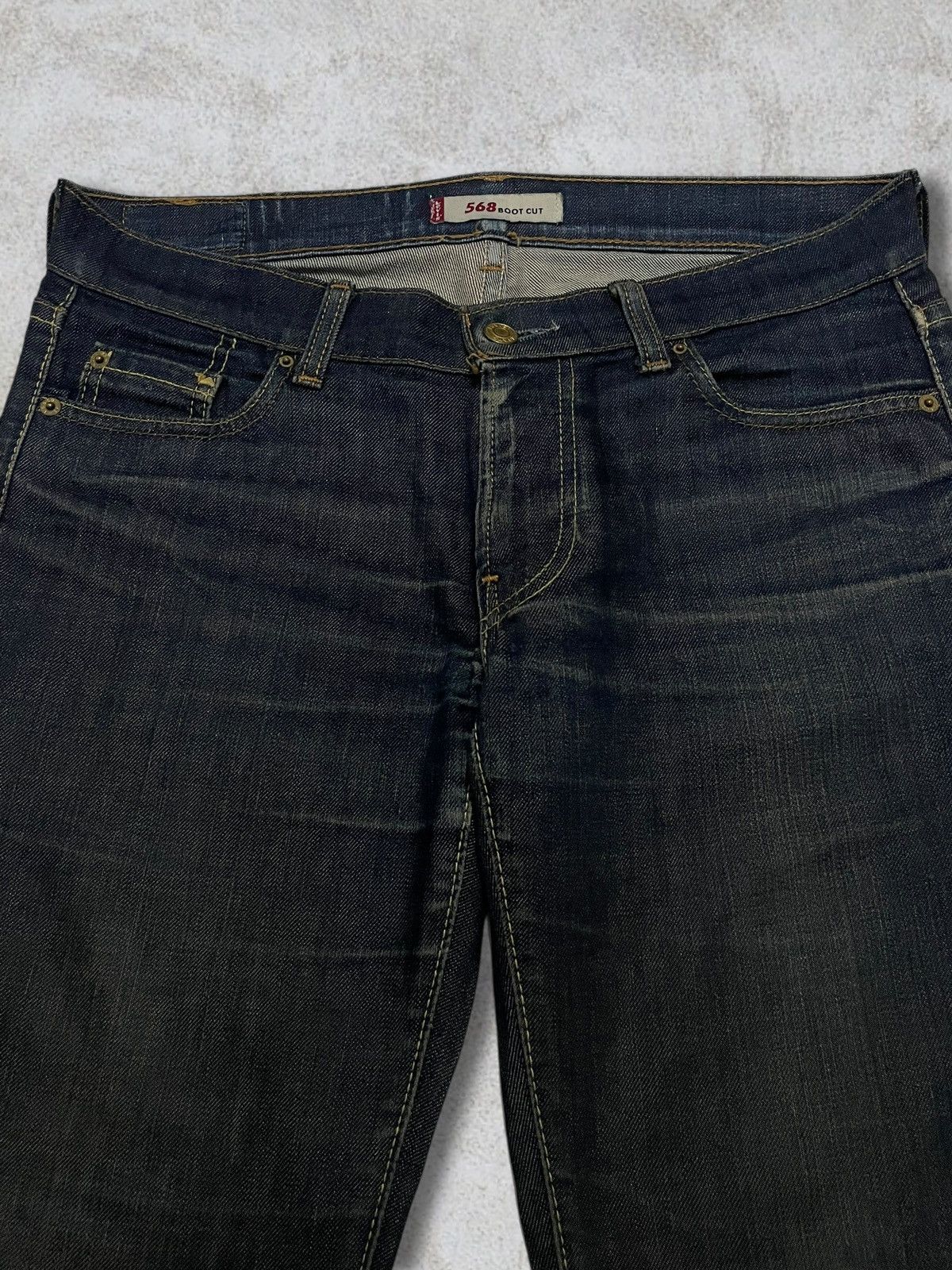 Levi's Vtg Y2k Levi’s Bootcut Streetstyle Distressed Washed Jeans Size US 32 / EU 48 - 7 Thumbnail
