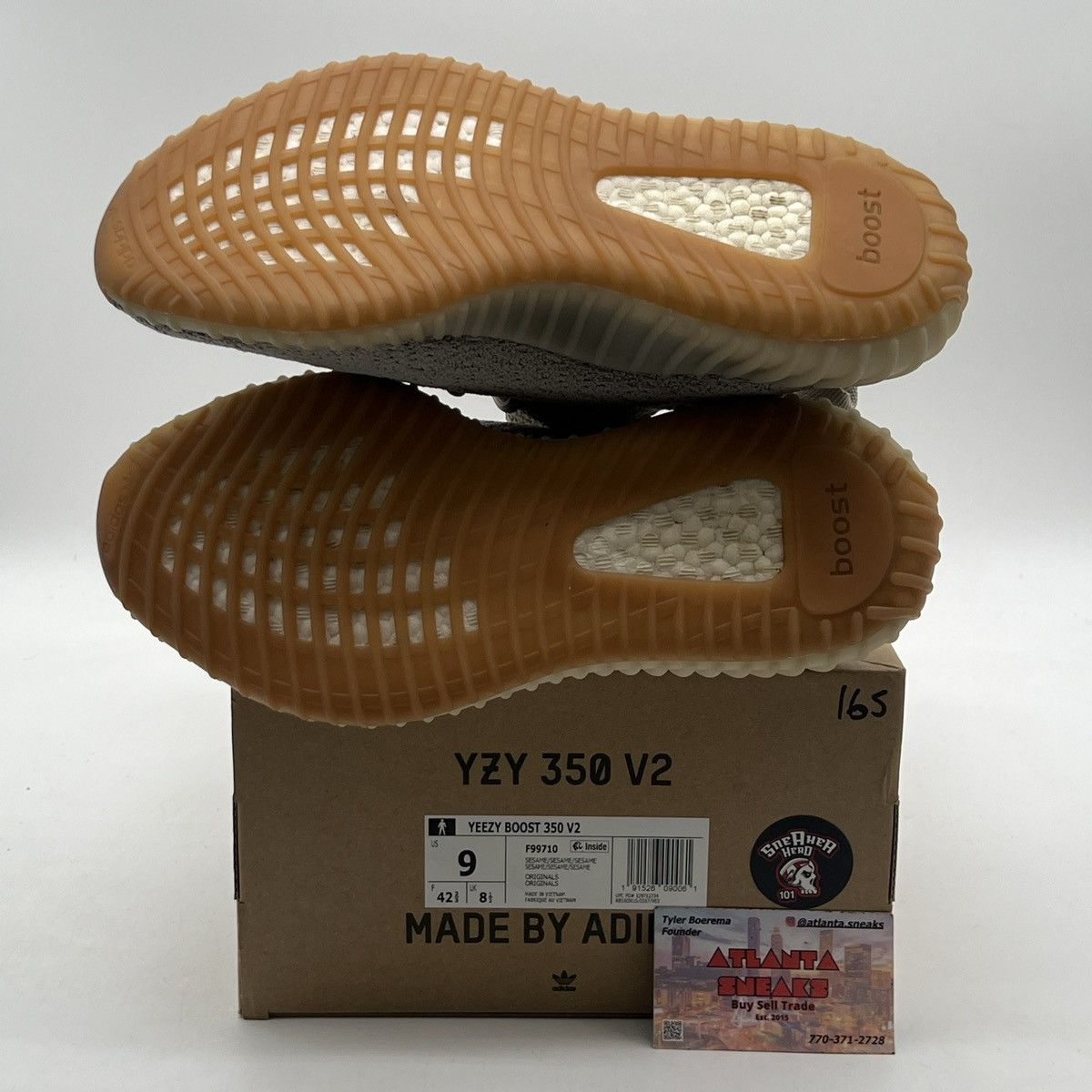 Adidas Yeezy boost 350 sesame Size US 9 / EU 42 - 8 Thumbnail