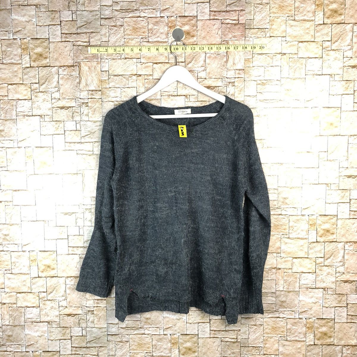 Homespun Knitwear × Japanese Brand × Vintage Navy Dark Blue Knitwear #A1089 Size M / US 6-8 / IT 42-44 - 1 Thumbnail