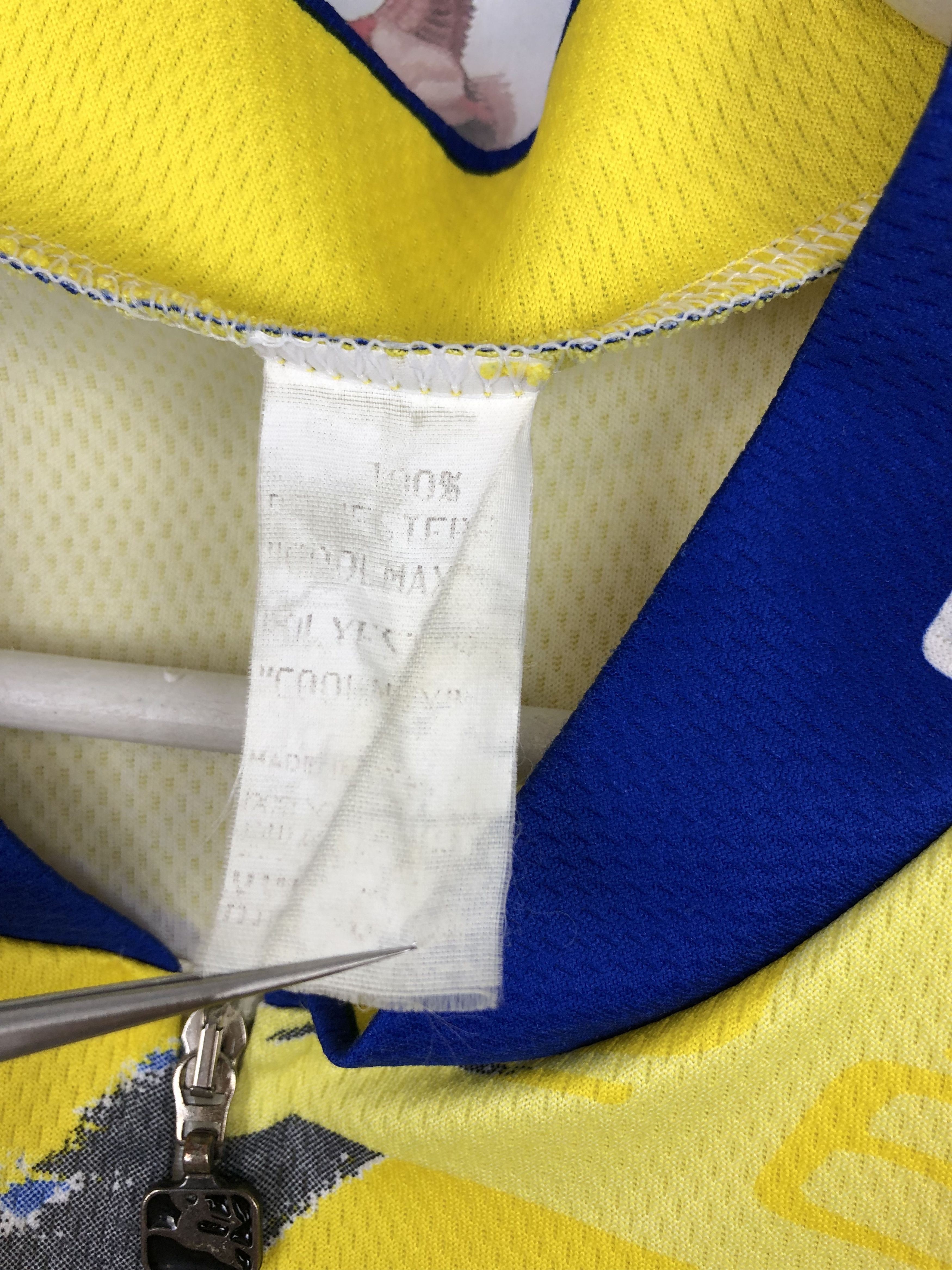 Vintage Vintage Giordana Tour De France Cycling Jersey Yellow Shirt Size US L / EU 52-54 / 3 - 6 Thumbnail