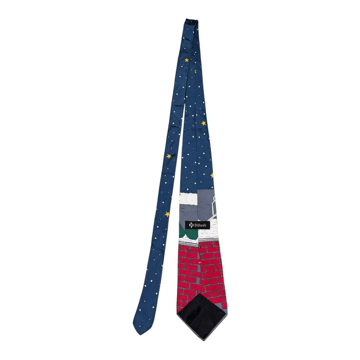Dillard's × Vintage Vintage Dillards Mens Necktie Silk Tie Christmas Santa Size ONE SIZE - 5 Thumbnail