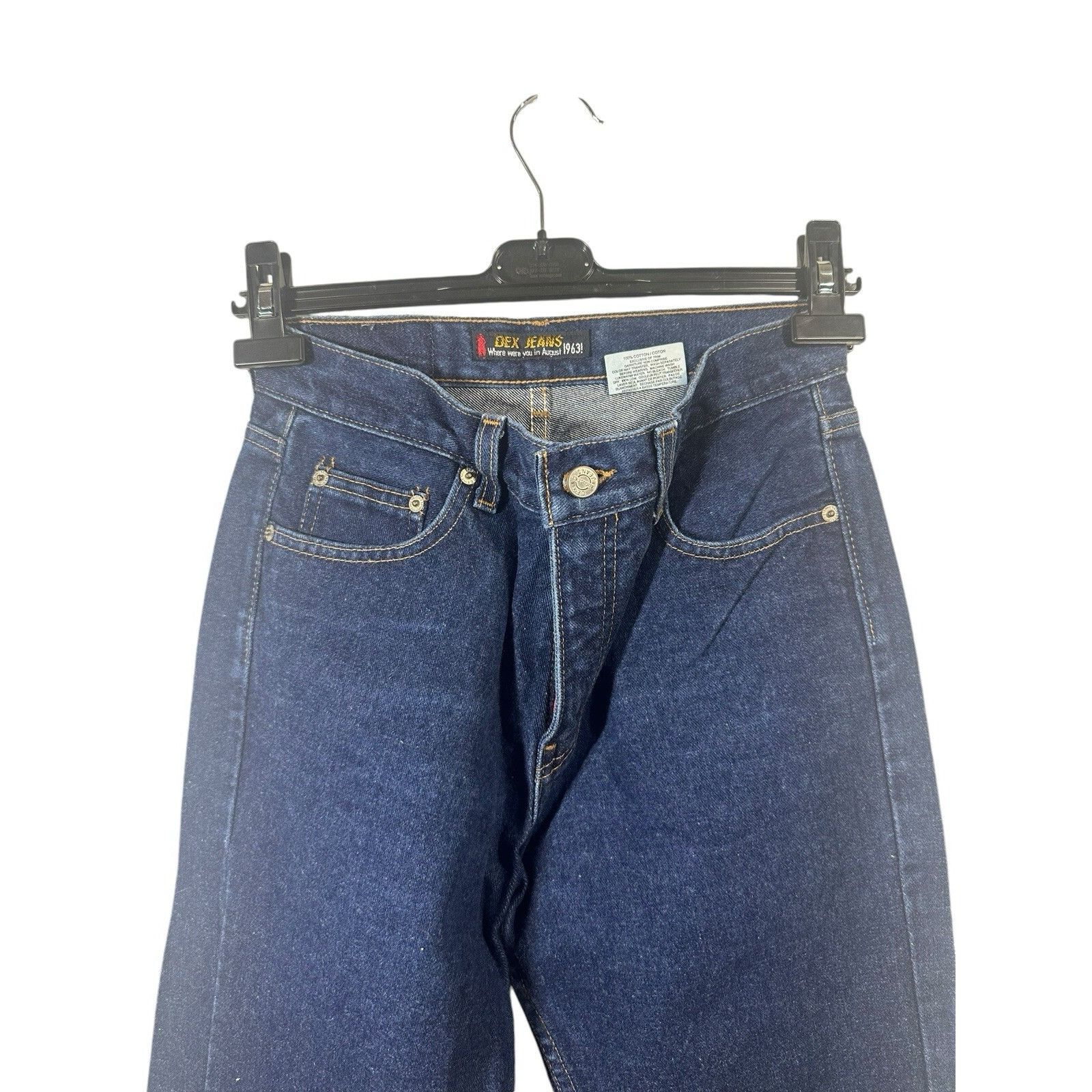 Other Vintage Dex Jeans Flared Raw Denim Women’s Jeans W29-L32 Size 29" - 2 Thumbnail