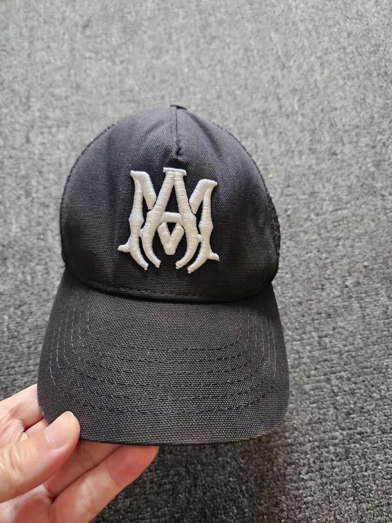 Amiri AMIRI Black Mesh Baseball Cap Size 32 - 1 Thumbnail