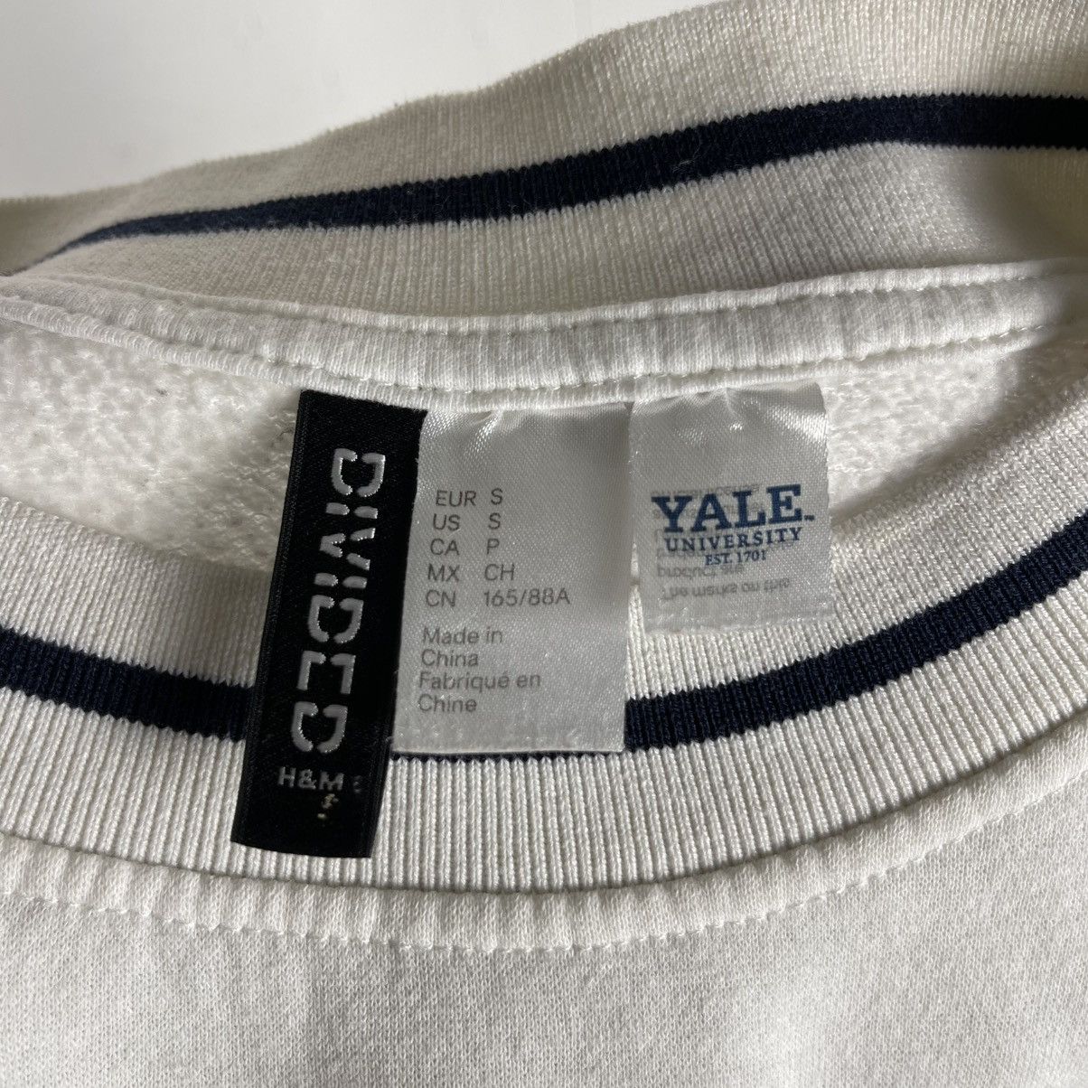 H&M Yale University Crewneck Sweatshirt Oversized Size S / US 4 / IT 40 - 7 Thumbnail