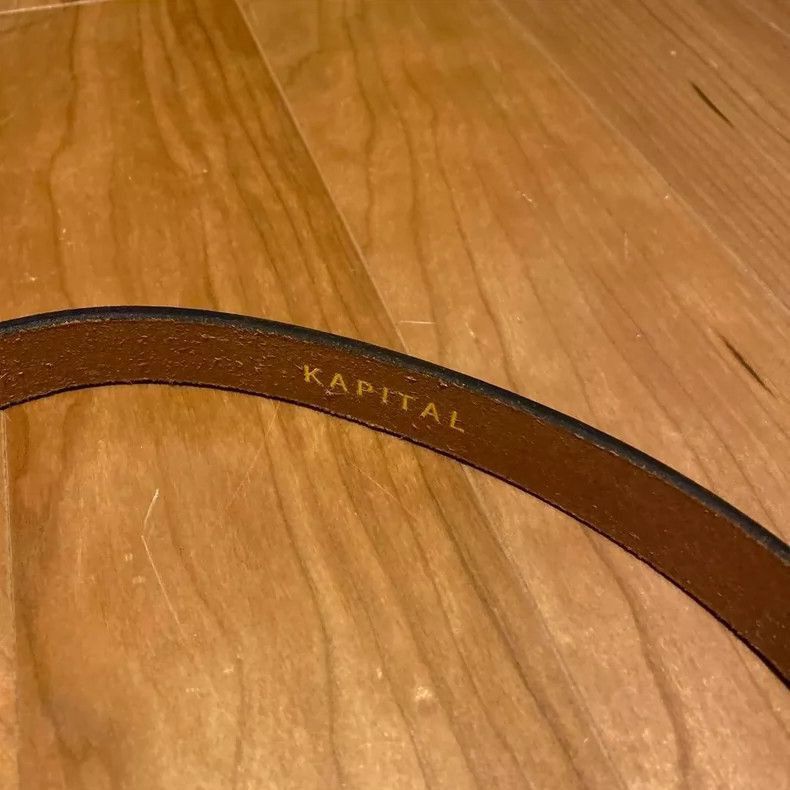 Kapital Kapital Cowboy Style Leather Belt-2506 Size ONE SIZE - 2 Thumbnail