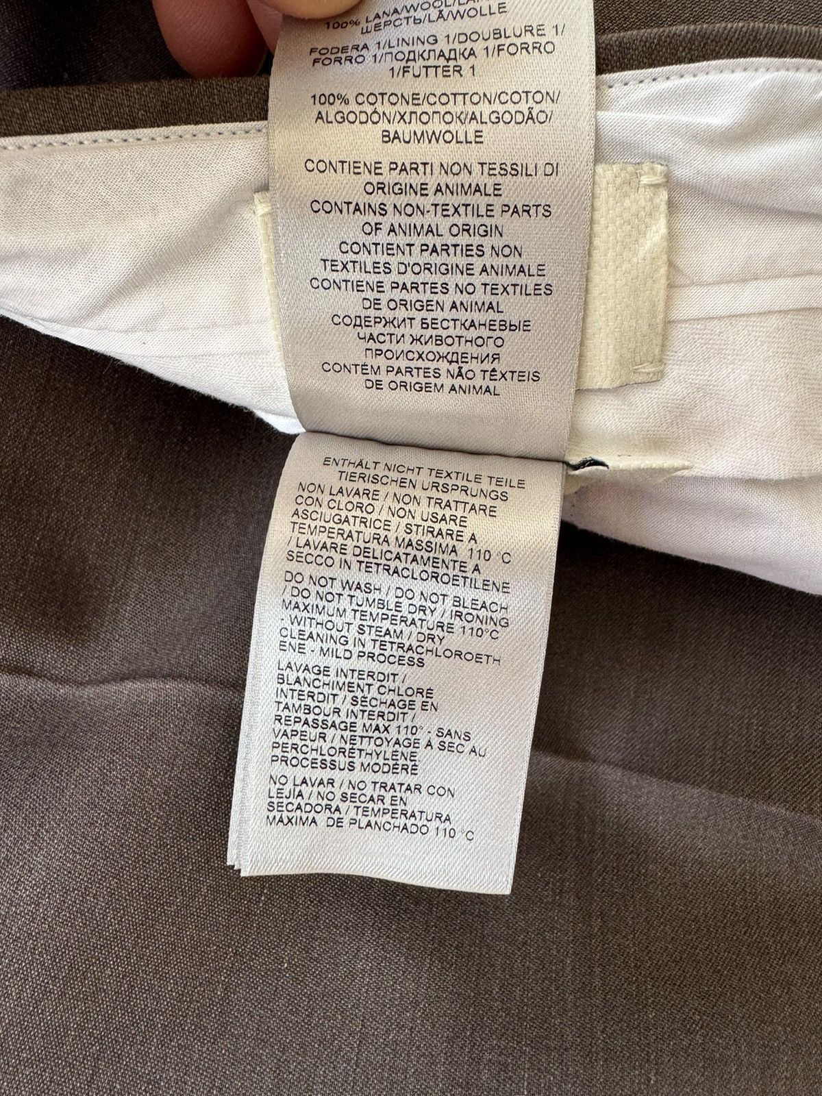 Bottega Veneta Bottega Veneta Travel Straight Leg Pants 'Brown' Size US 36 / EU 52 - 11 Thumbnail