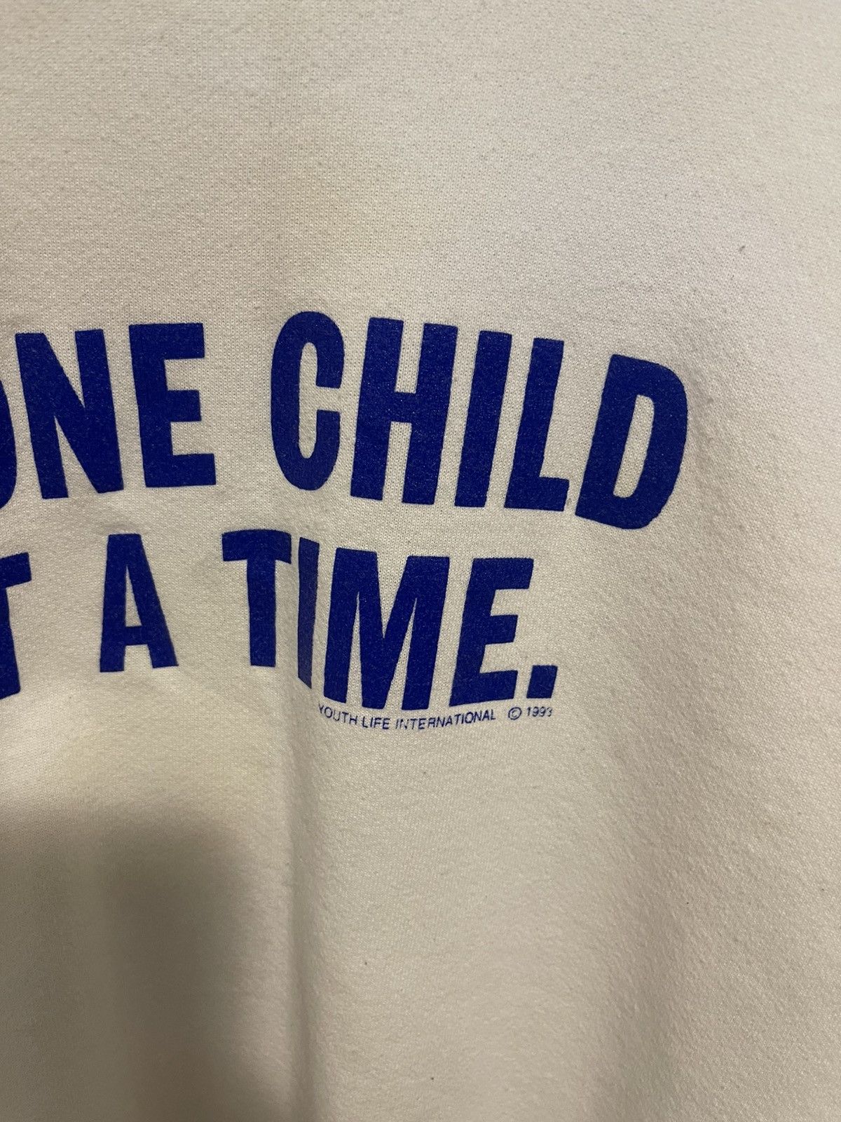 Hanes × Vintage 1993 Abortion is destroying americas future sweatshirt Size US L / EU 52-54 / 3 - 5 Thumbnail