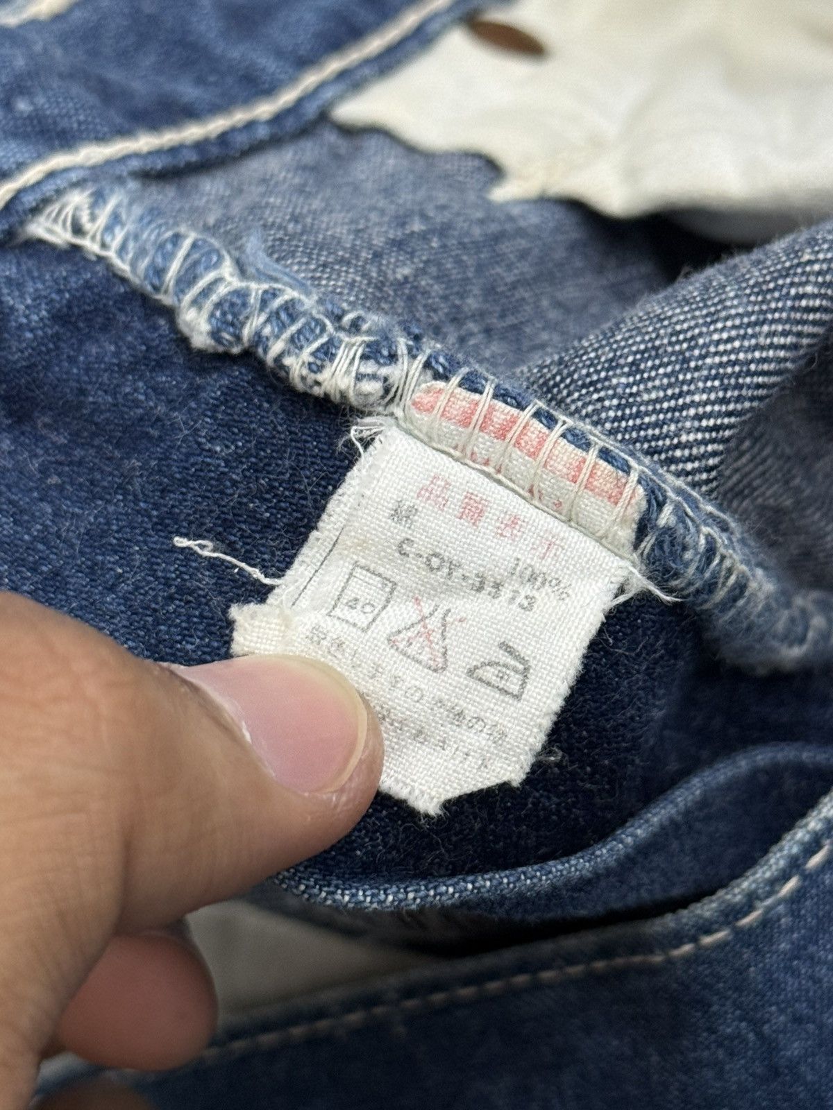 Vintage Vintage Japan BIG JOHN Carpenter World Workers Denim Size US 26 / EU 42 - 17 Thumbnail