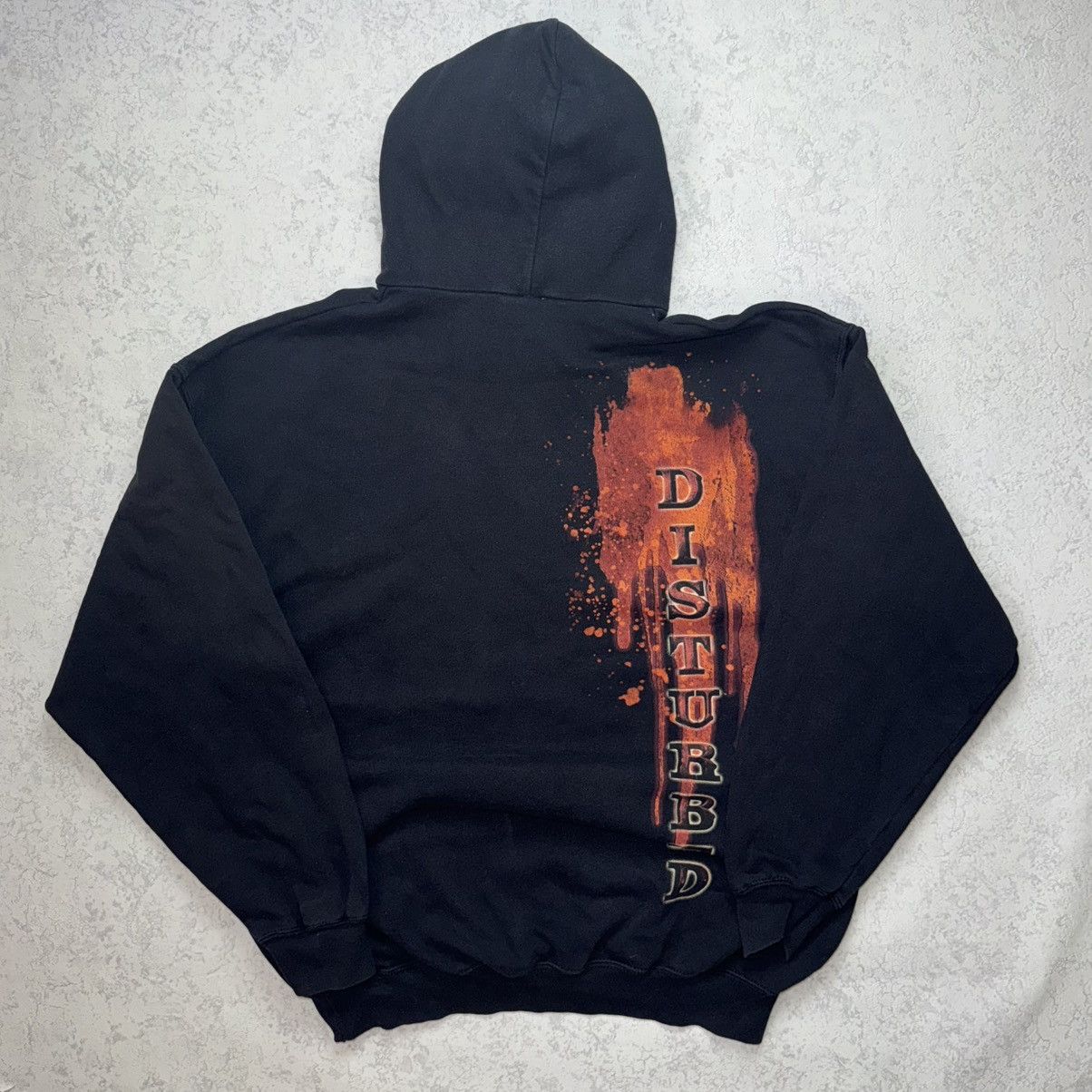 Band Tees Vintage Band Disturbed Distressed Devil Face Hoodie Size US XL / EU 56 / 4 - 8 Thumbnail