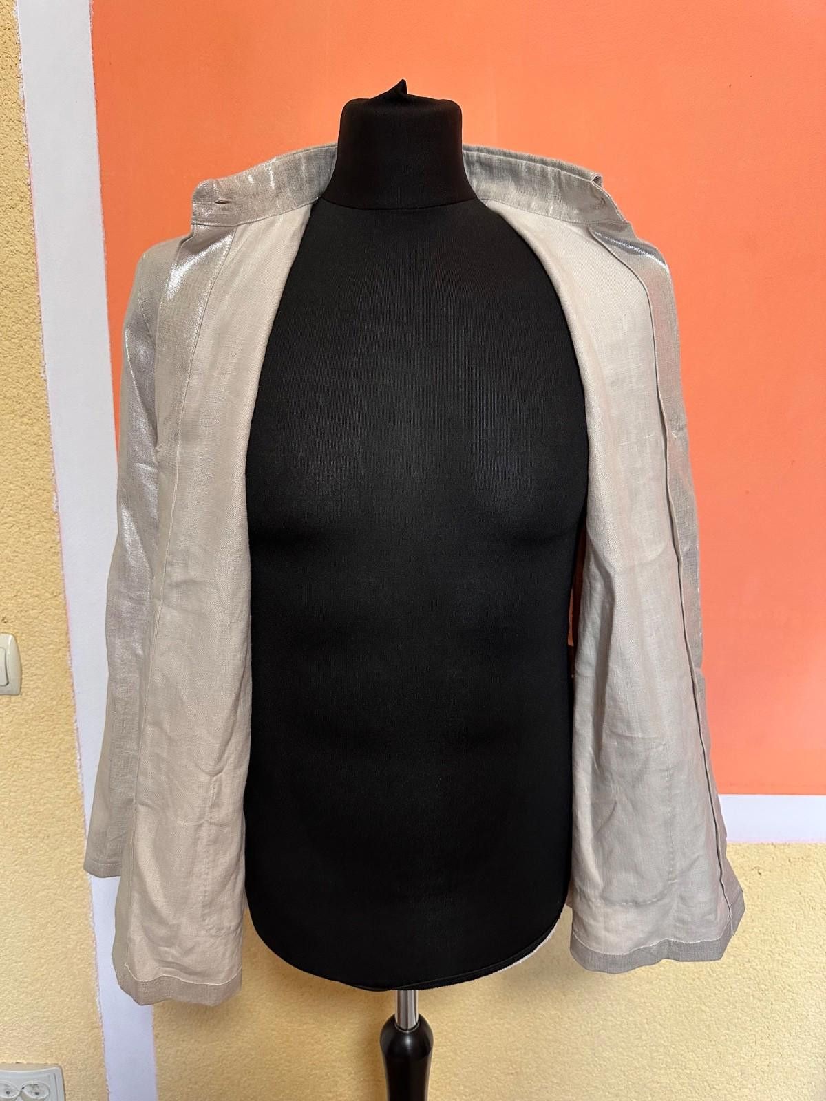 Max Mara Womens Max Mara Linen Jacket Sz IT 42 Size M / US 6-8 / IT 42-44 - 6 Thumbnail
