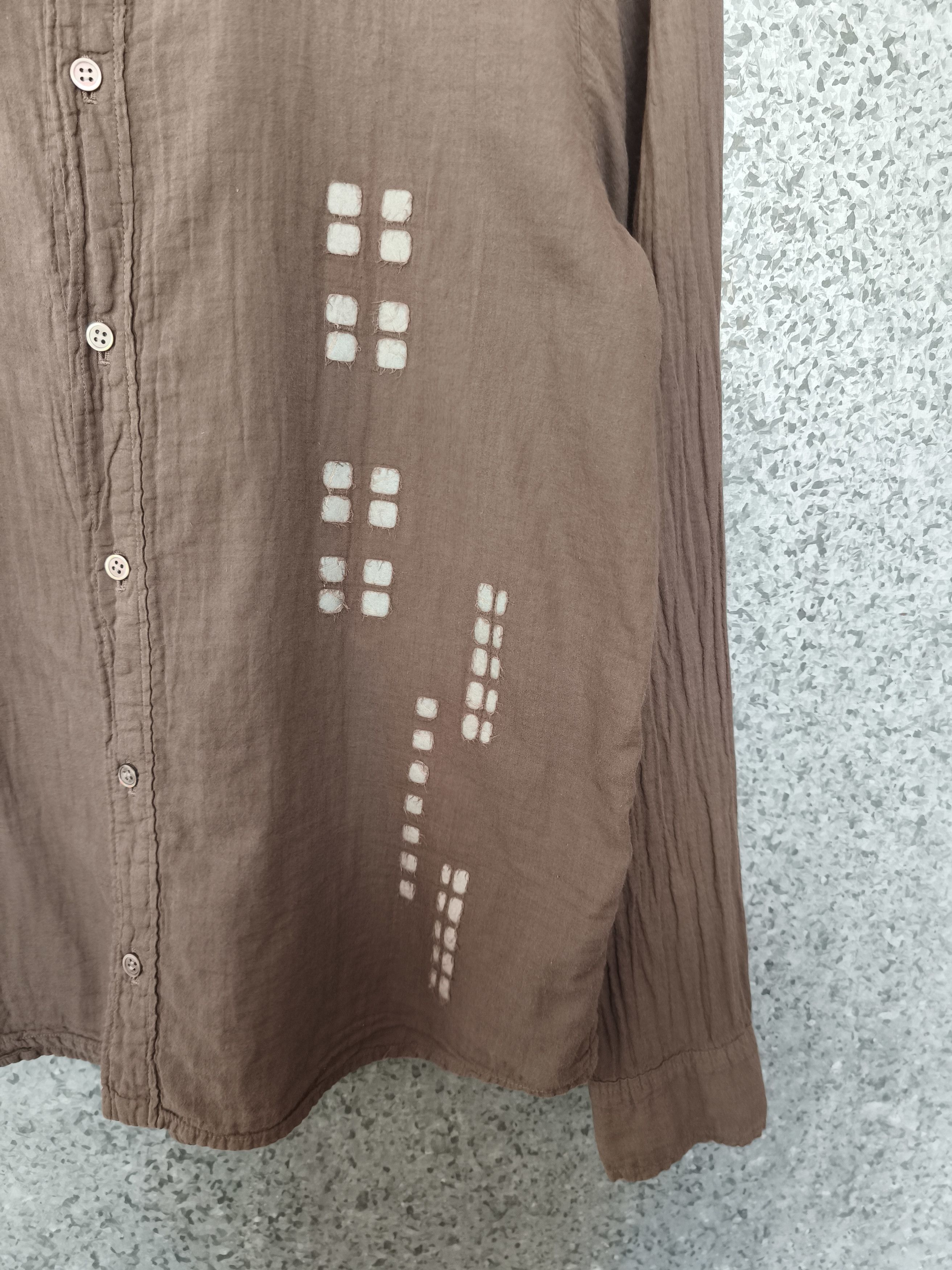 Issey Miyake 🔥 Plantation by Issey Miyake shirt ribbed design button up Size US M / EU 48-50 / 2 - 4 Thumbnail