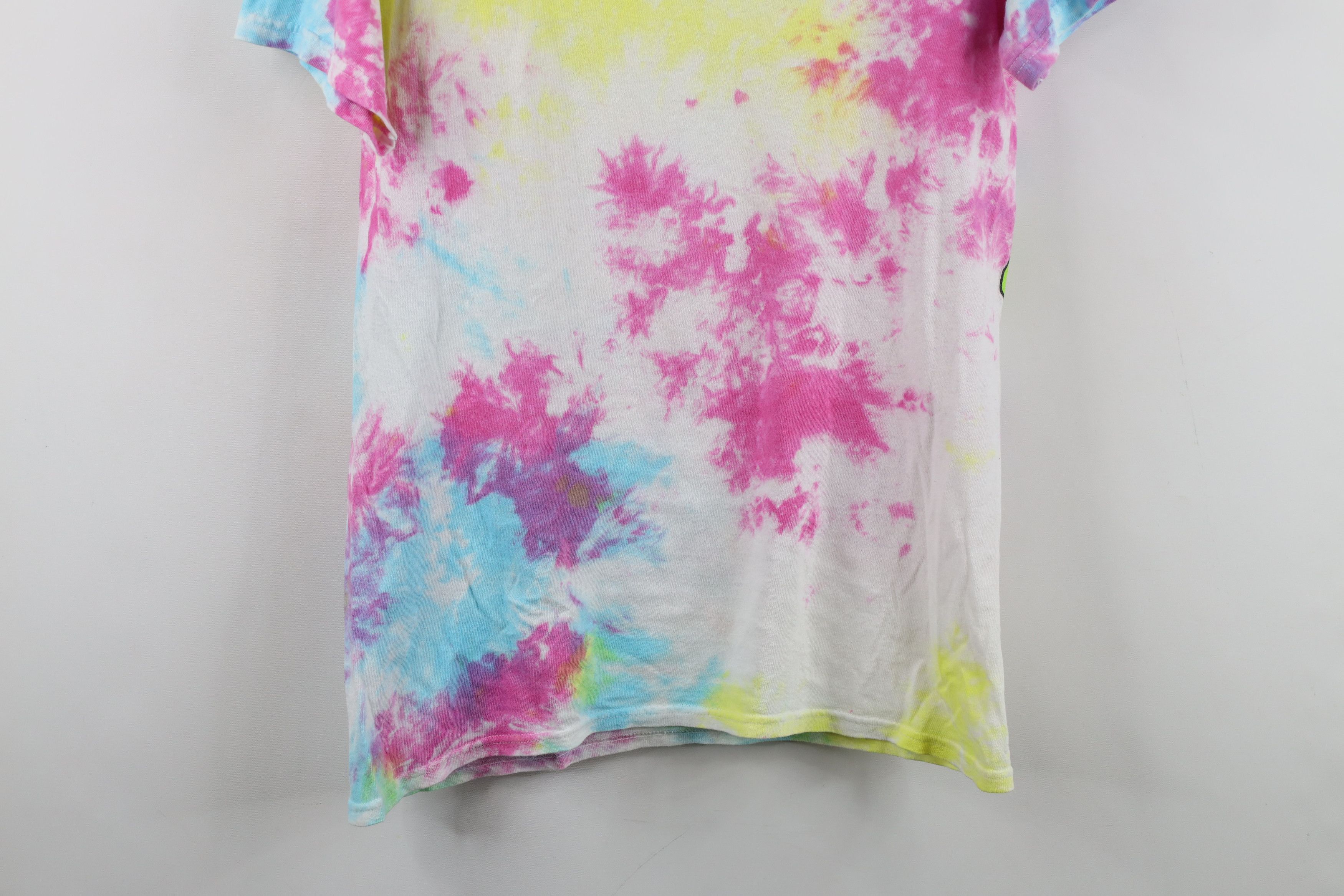 Liquid Blue Vintage Y2K Liquid Blue Mushroom Tie Dye Acid Wash T-Shirt Size S / US 4 / IT 40 - 13 Thumbnail