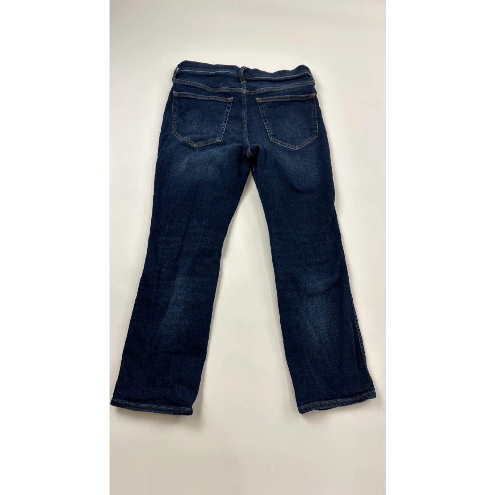 J.Crew VINTAGE J.CREW Jeans Womens Petite 26P Blue Denim Straight 9" Dark Wash Mid Rise 5-Pocket Size 26" / US 2 / IT 38 - 2 Thumbnail