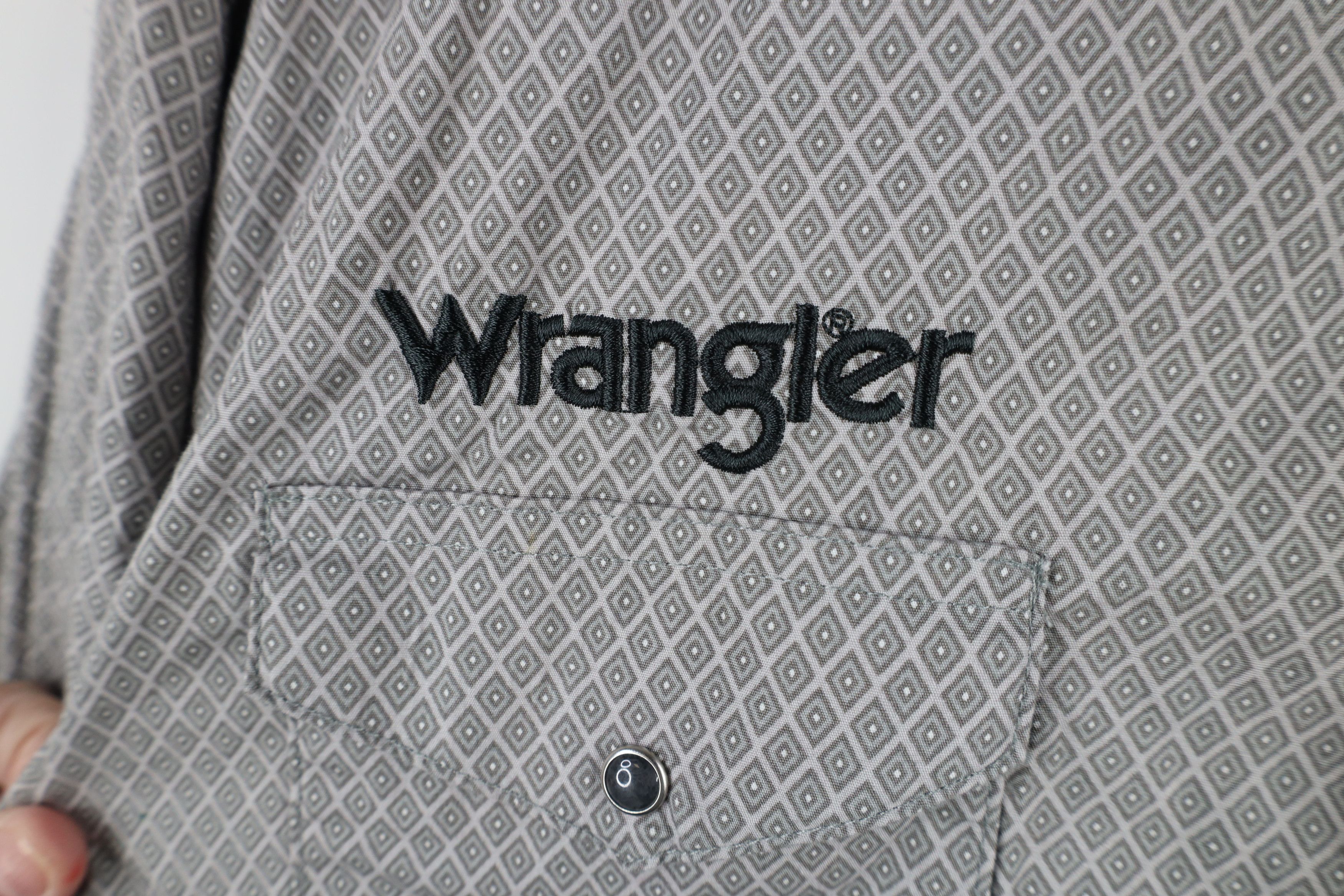 Vintage × Wrangler Vintage Wrangler x Jack Daniels Diamond Snap Button Shirt Size US XXL / EU 58 / 5 - 8 Thumbnail