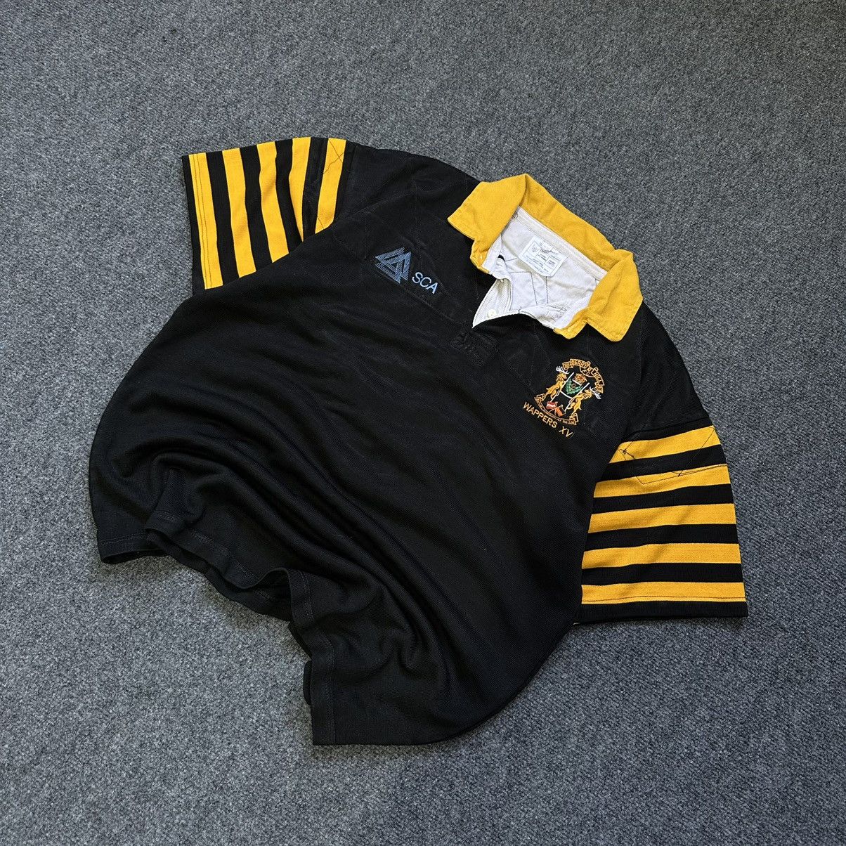Le Grande Bleu (L.G.B.) VTG 18 Berry Hill RFC 1993 Wappers XV Polo Rubgy 90s USA Size US L / EU 52-54 / 3 - 1 Thumbnail