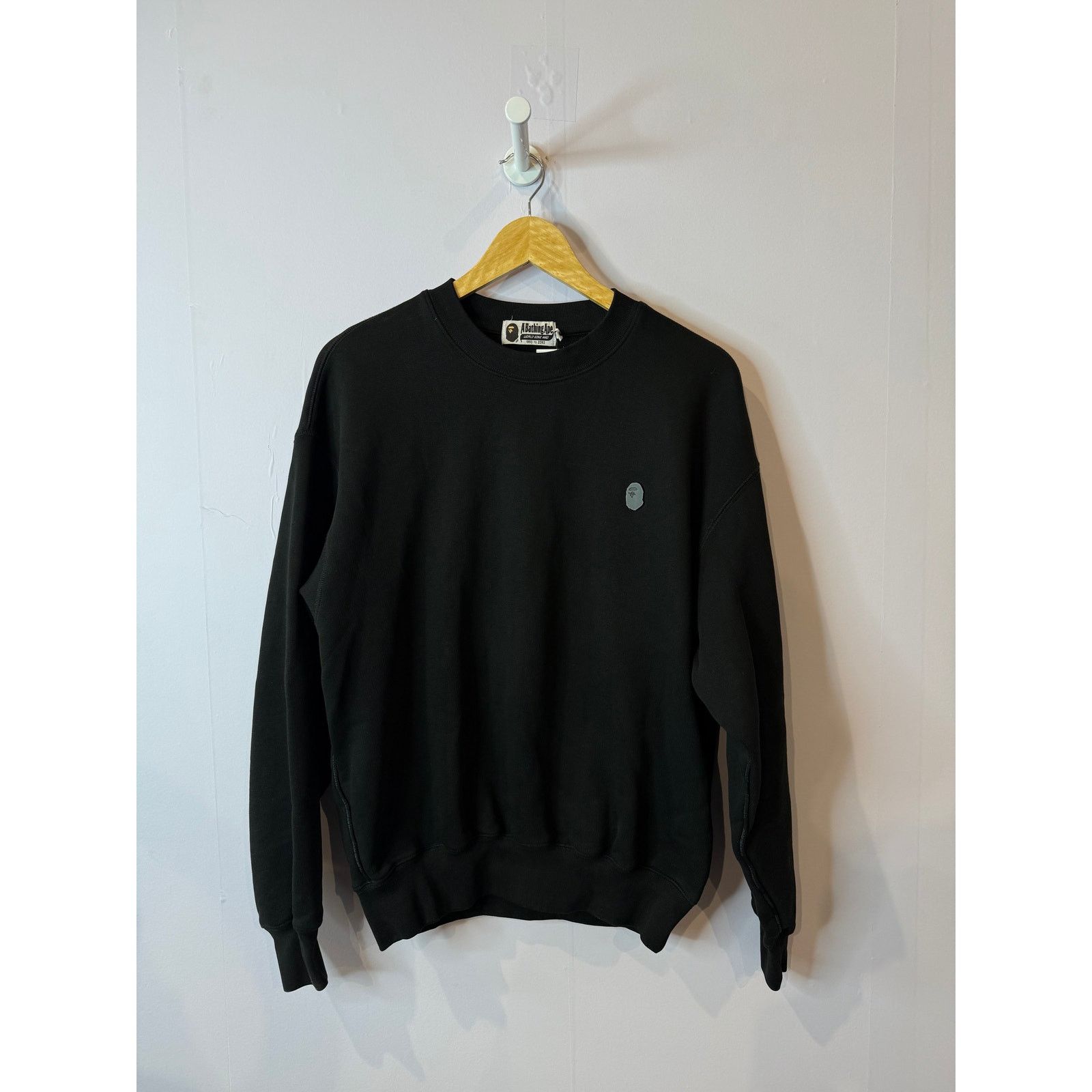 Bape BAPE Metal Bape Head Crewneck Black Used Medium Size M / US 6-8 / IT 42-44 - 2 Thumbnail