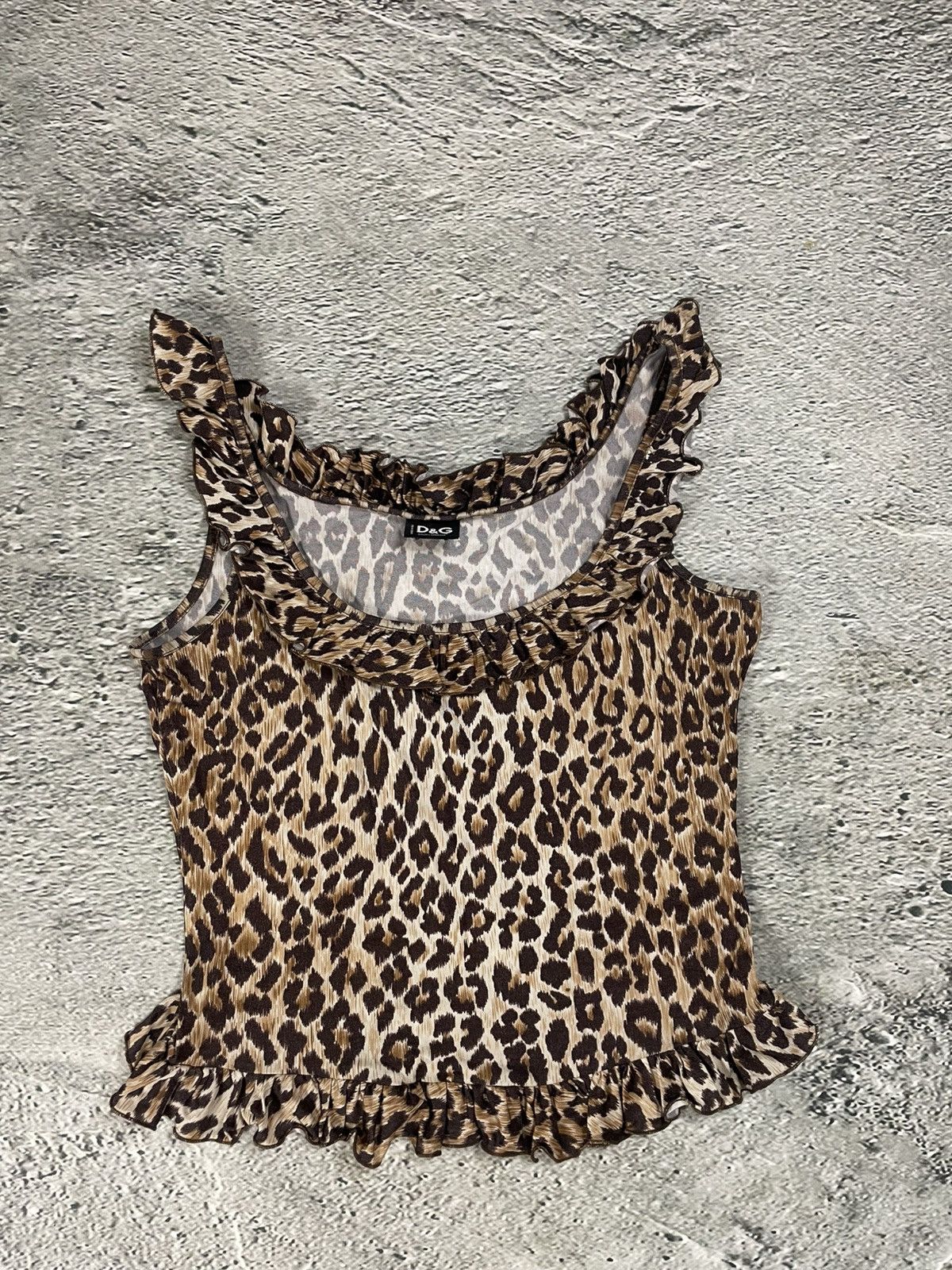 Dolce & Gabbana Dolce & Gabbana Cheetah Printed tank top sleeveless DG Y2K Size M / US 6-8 / IT 42-44 - 1 Thumbnail
