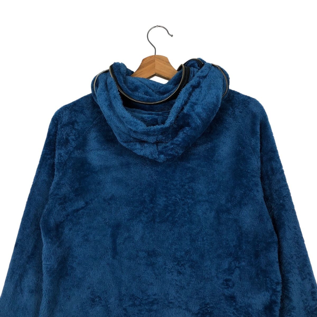 Beams Plus 📌Rich Blue Vintage Zipper Fleece Jacket Beams Heart Size US M / EU 48-50 / 2 - 10 Thumbnail