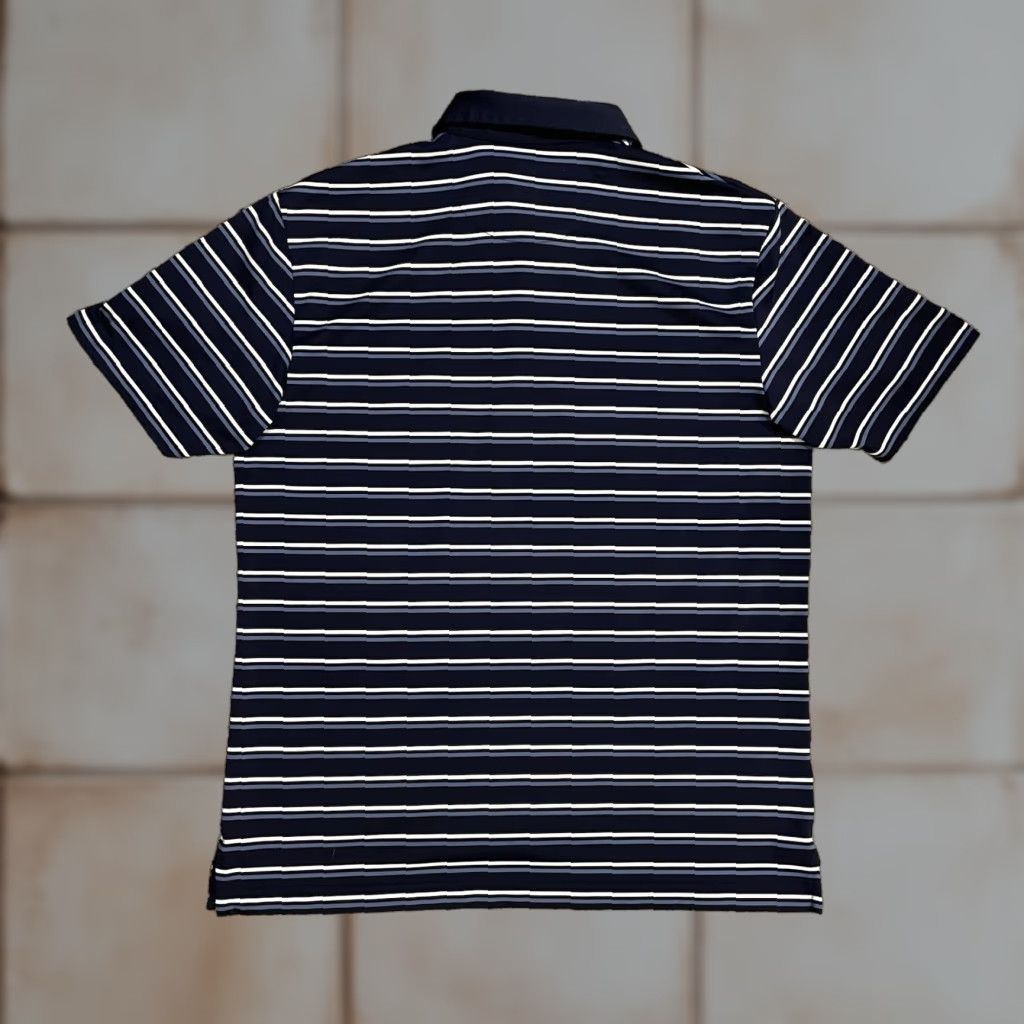 Callaway Callaway Polo Shirt Mens M Blue Striped Opti-Dri Stretch Short Sleeve Size US M / EU 48-50 / 2 - 1 Thumbnail