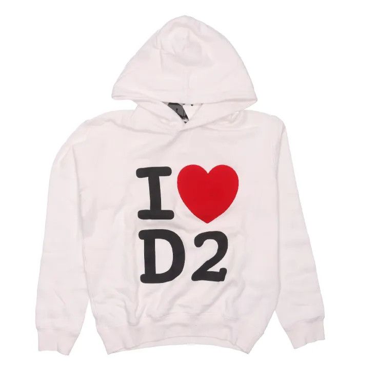 Dsquared2 DSQUARED2 Stylish Hoodie with Heart Print 0079 Size US M / EU 48-50 / 2 - 1 Thumbnail