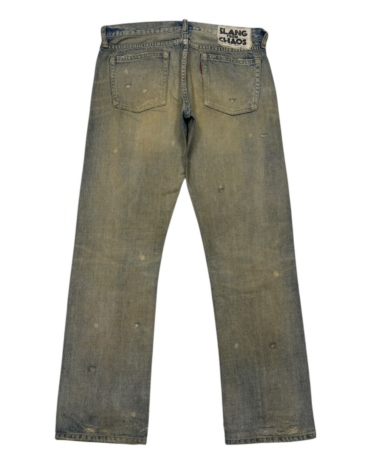 Kapital RUSTY SLANG FROM CHAOS DISTRESS DENIM UNDERCOVER DESIGN JEAN Size US 32 / EU 48 - 7 Thumbnail